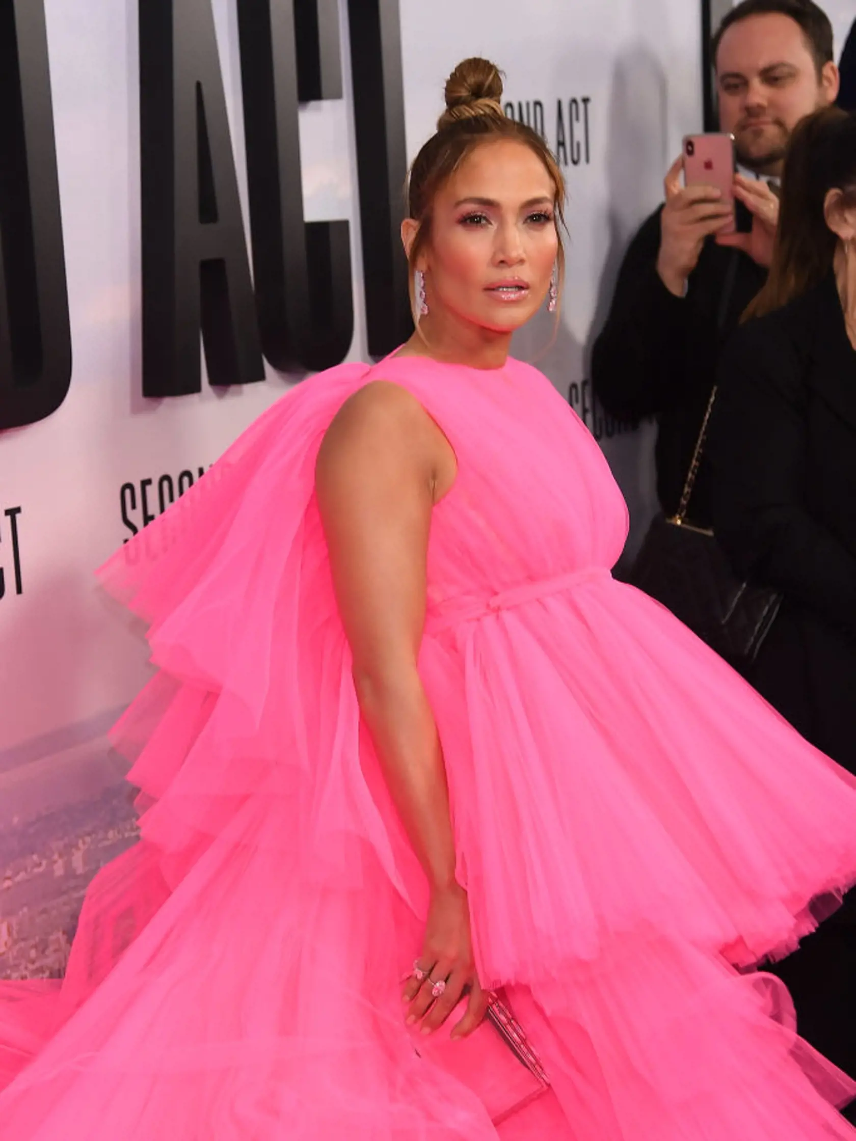 NEW YORK, NY - DECEMBER 12:  Jennifer Lopez attends the world premiere of "Second Act" at Regal Union Square Theatre, Stadium 14 on December 12, 2018 in New York City.  (Photo by Nicholas Hunt/Getty Images)