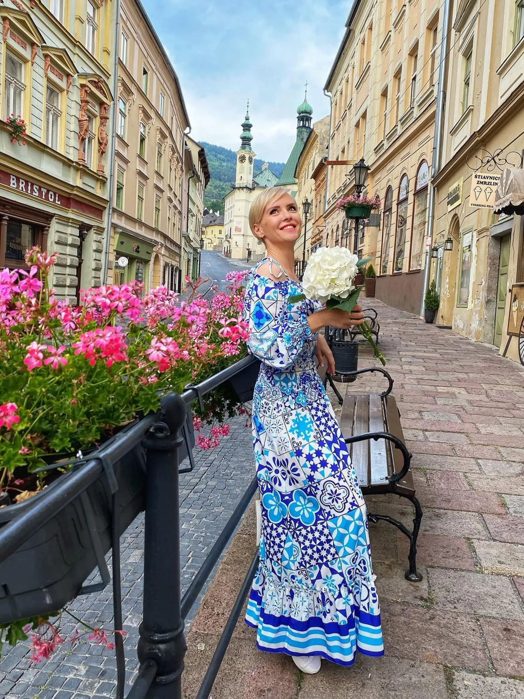 Kvetka Horváthová na dovolenke