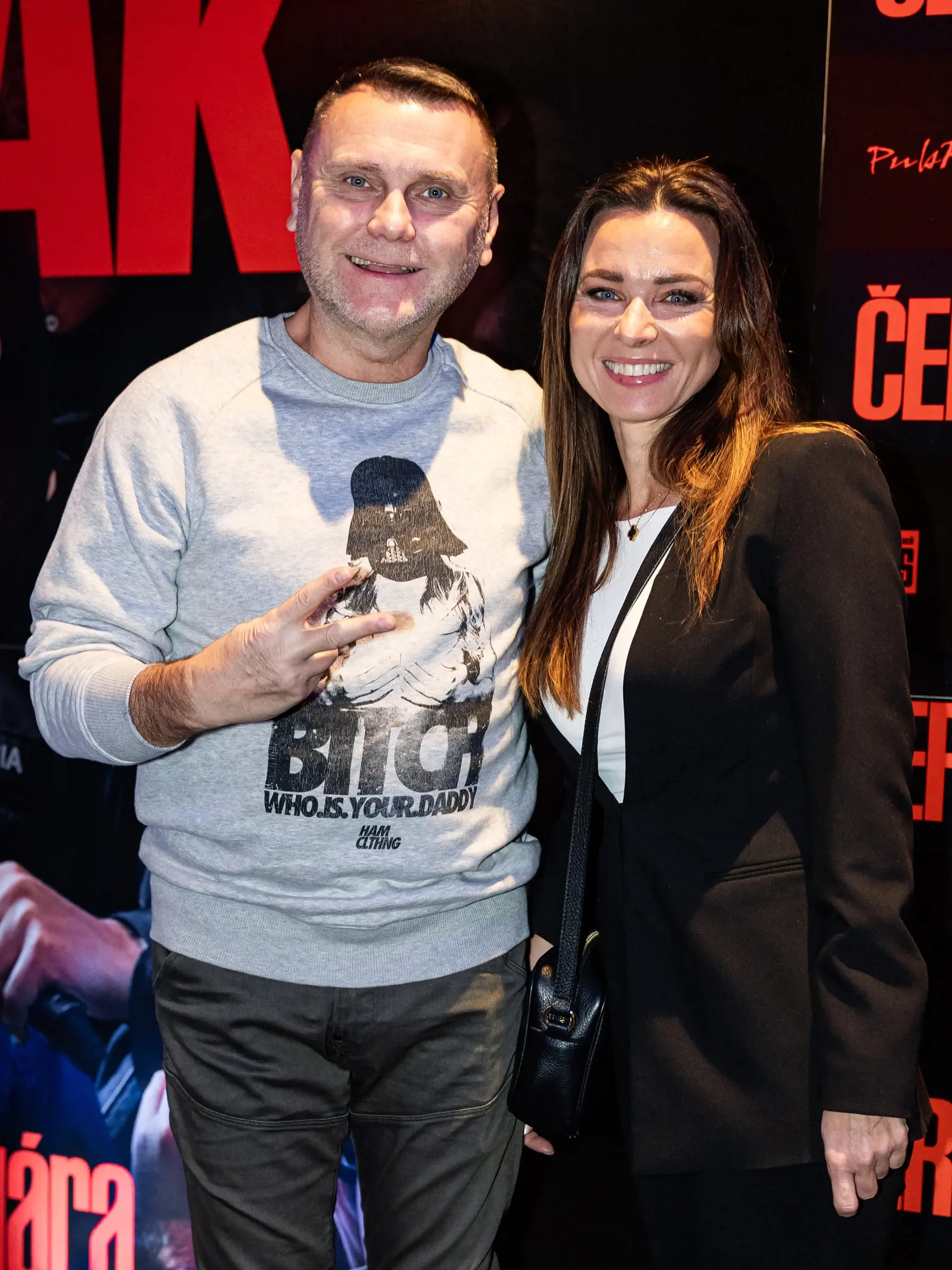 Premiéra druhého dielu filmu “ČERNÁK” v Bratislave. Na snímke Ivo Ladižinský.