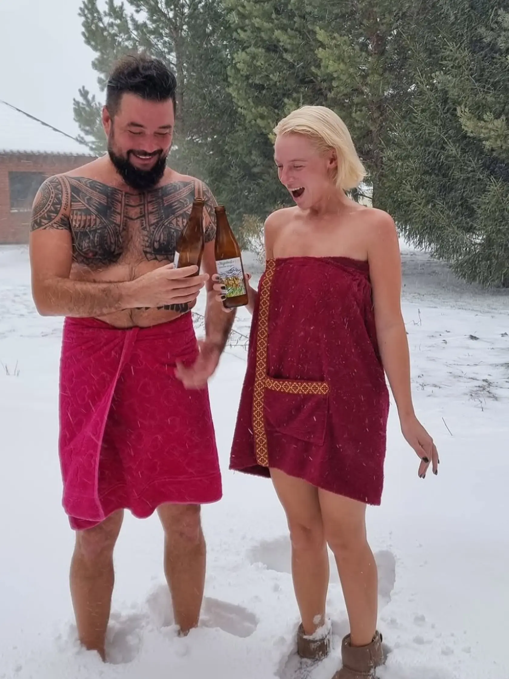 Ruská hokejová moderátorka Uljana Trigubčaková vie, ako si život naplno užívať.
