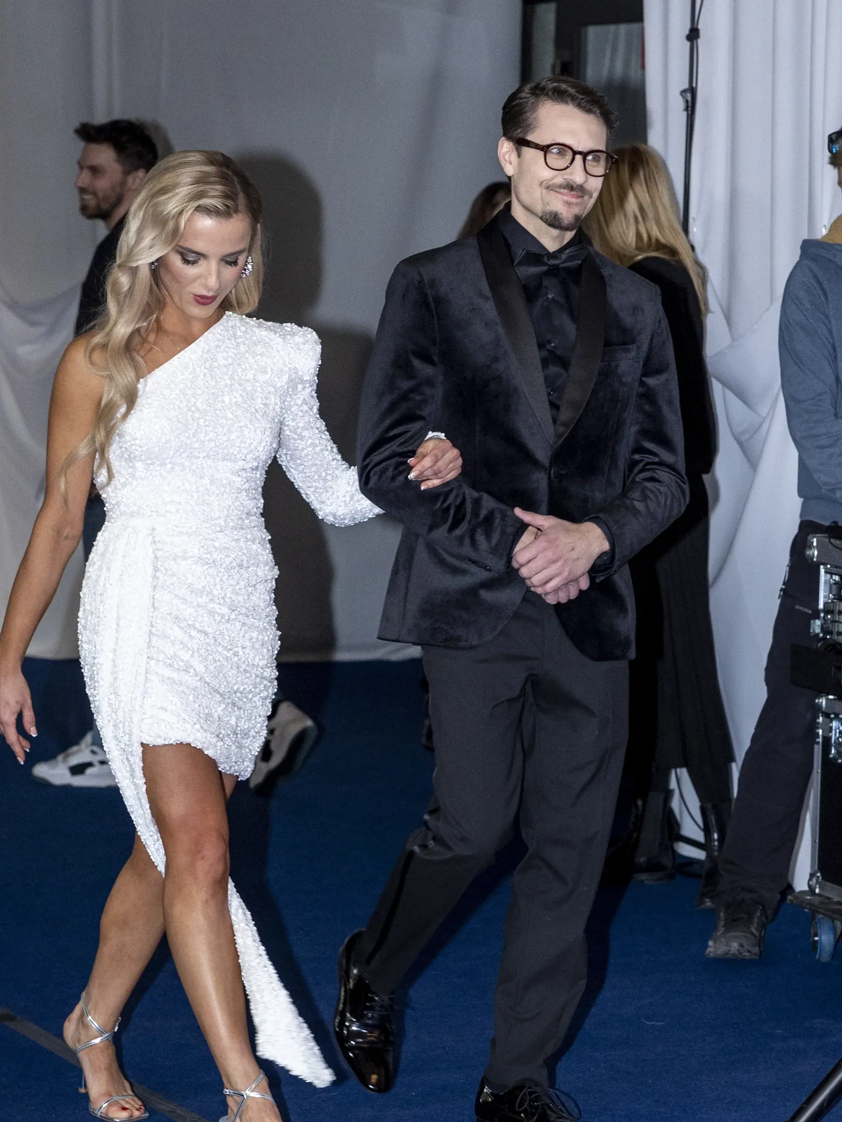 Predstavenie tanečných párov Let’s Dance 2024. Na snímke je Juraj Loj a Natália Horváthová. 