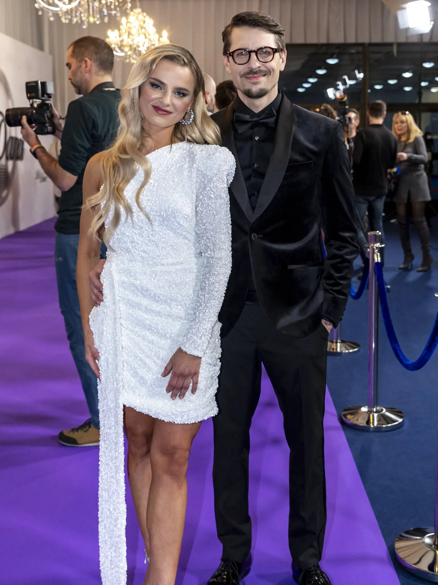Predstavenie tanečných párov Let’s Dance 2024. Na snímke je Juraj Loj a Natália Horváthová. 