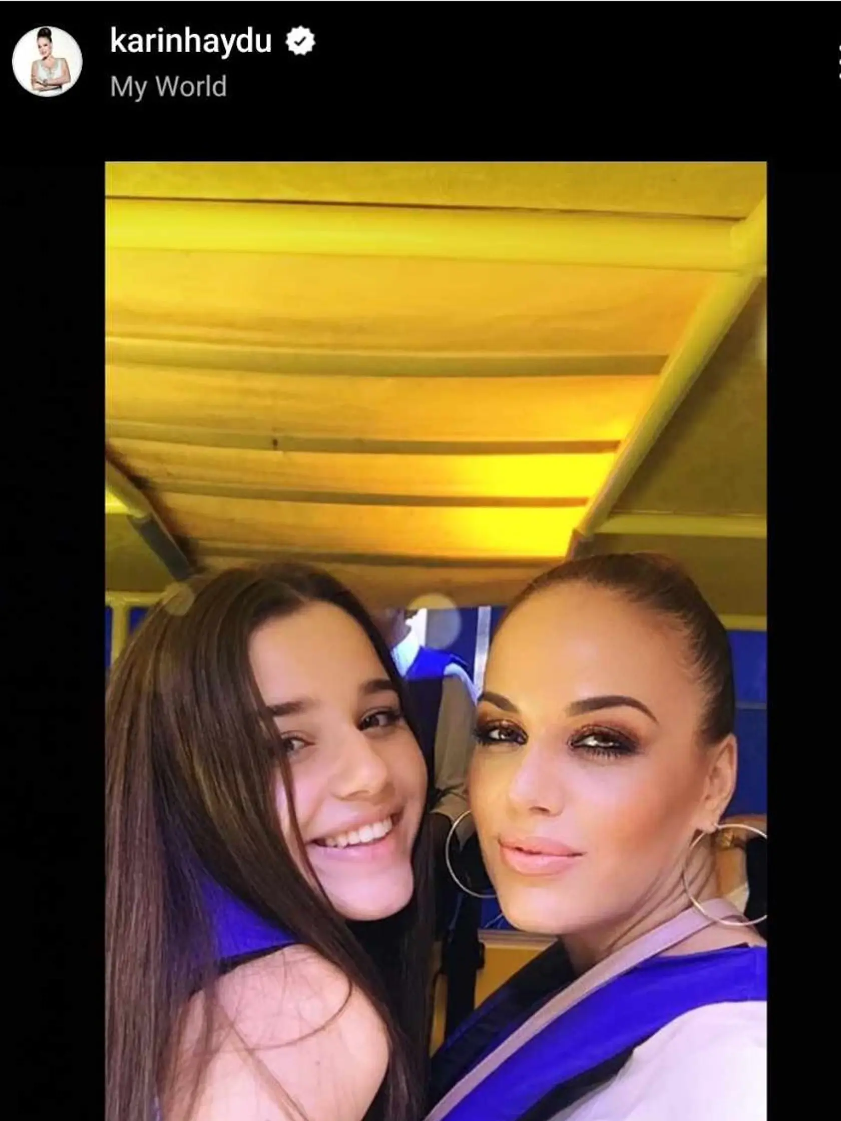 Vanesa je jej jediný potomok.