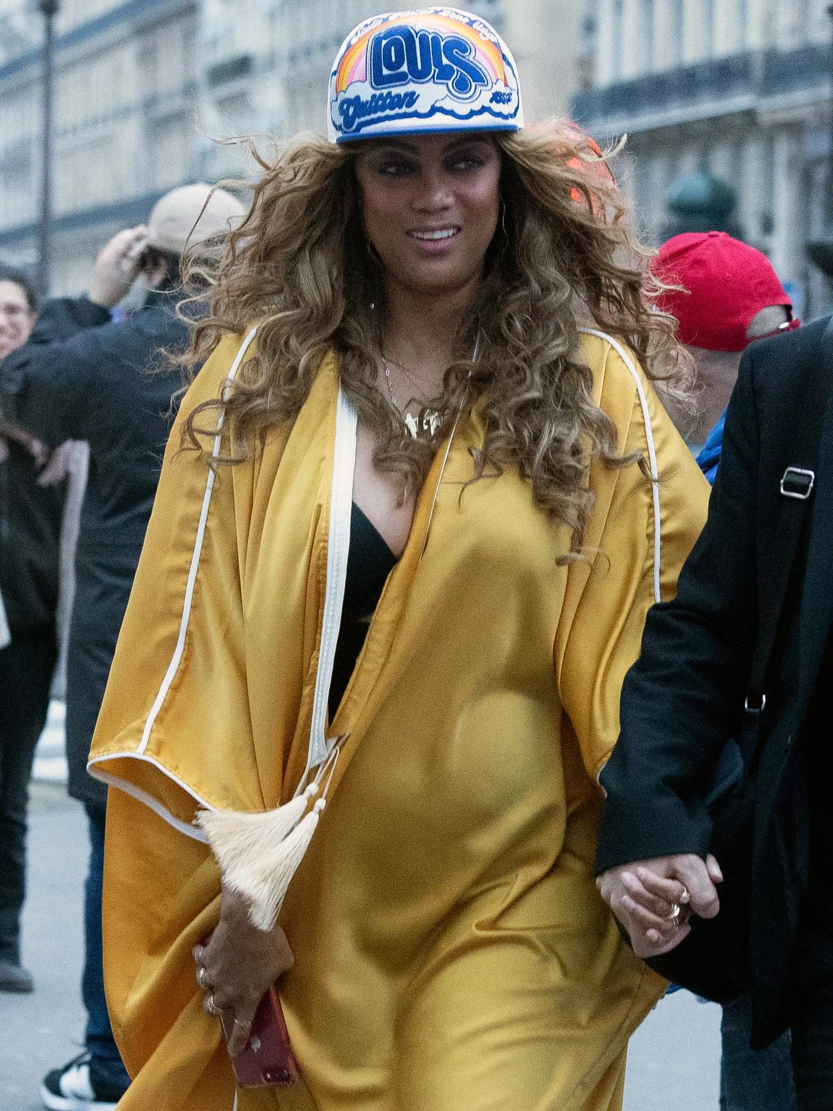 Tyra prekvapila outfitom, ktorý vyzerá ako župan.