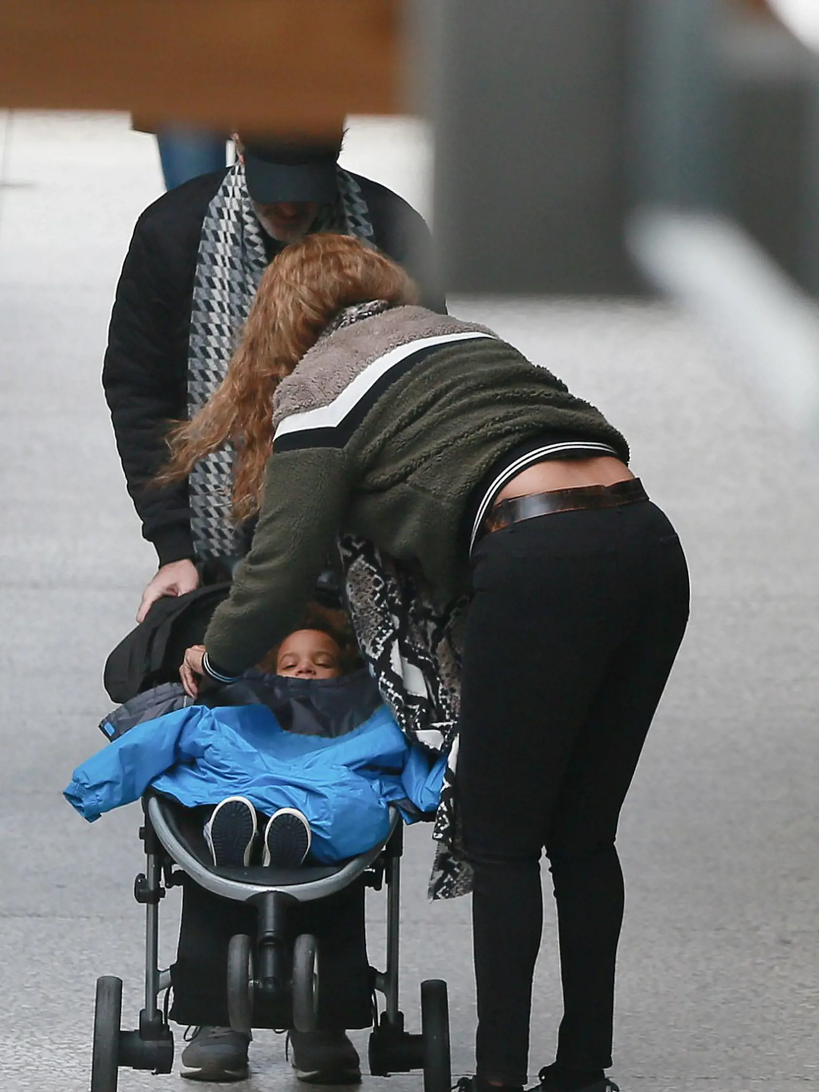 Tyra Banks na prechádzke so synom v roku 2019
