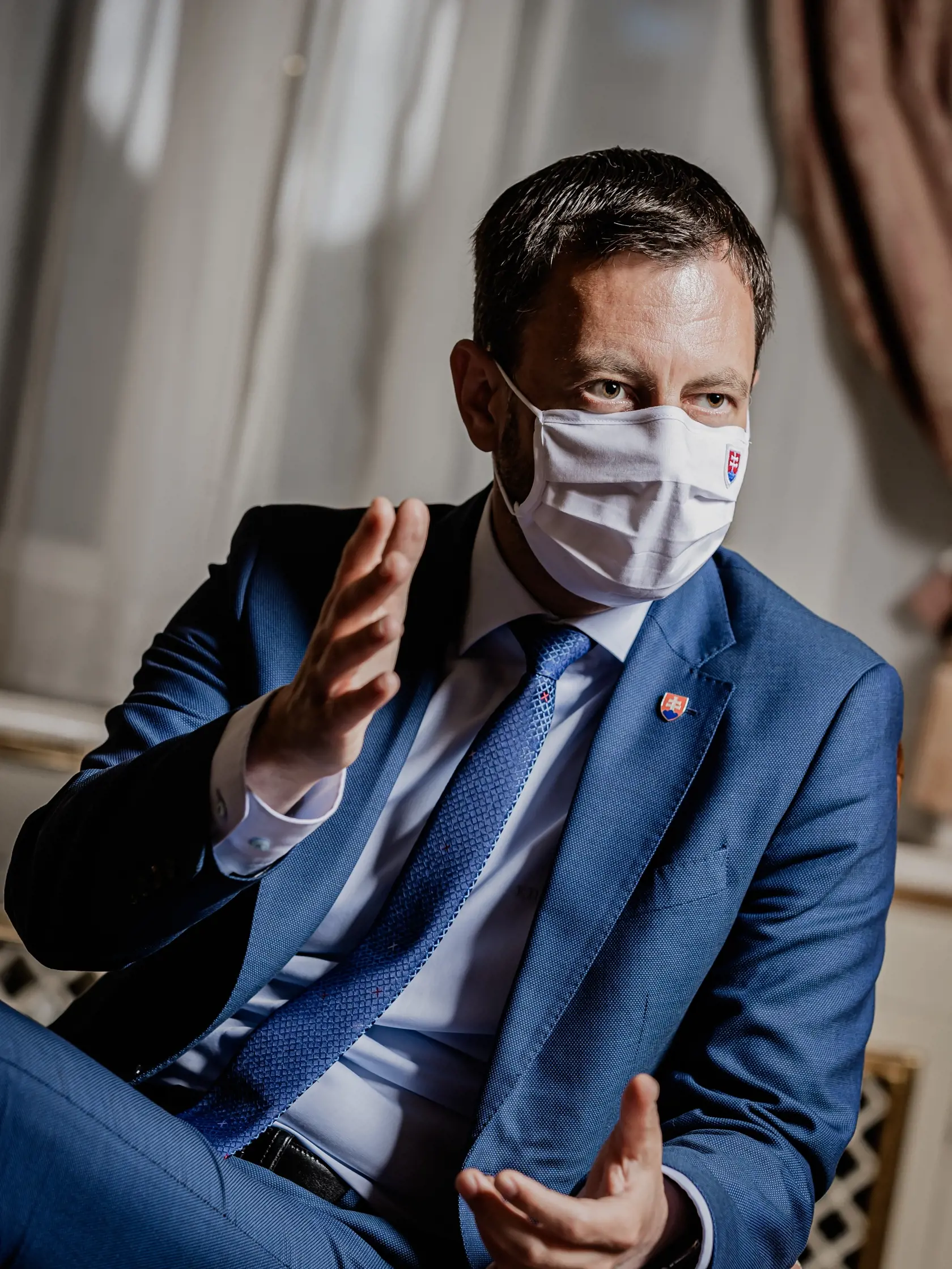 Na snímke Ing. Eduard Heger, slovenský politik a súčasný predseda vlády Slovenskej republiky.