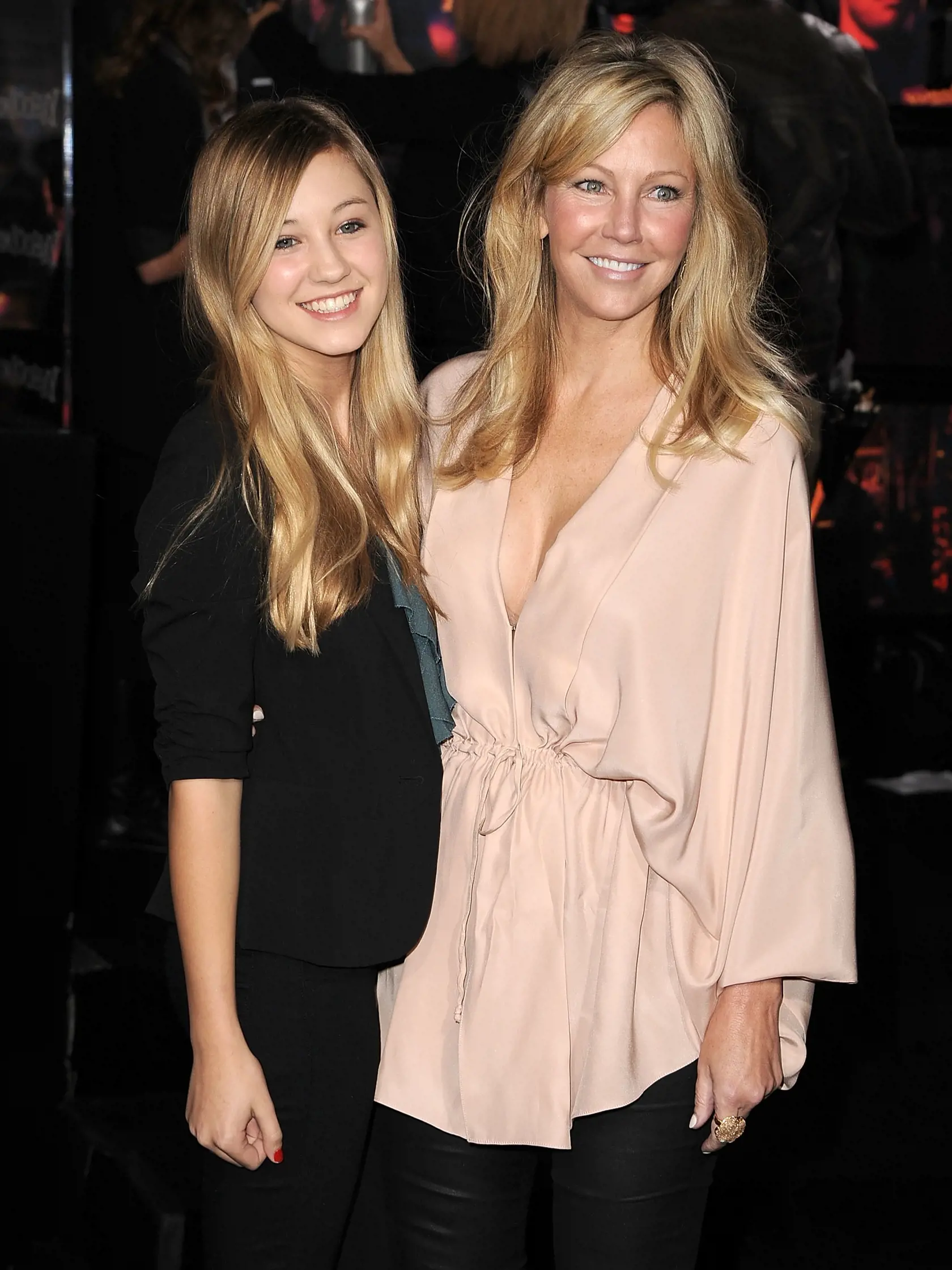 LOS ANGELES, CA - NOVEMBER 14:  Actress Heather Locklear (R) and Ava Locklear  attends "The Twilight Saga: Breaking Dawn Part 1" at Nokia Theatre L.A. Live on November 14, 2011 in Los Angeles, California.  (Photo by Steve Granitz/WireImage)