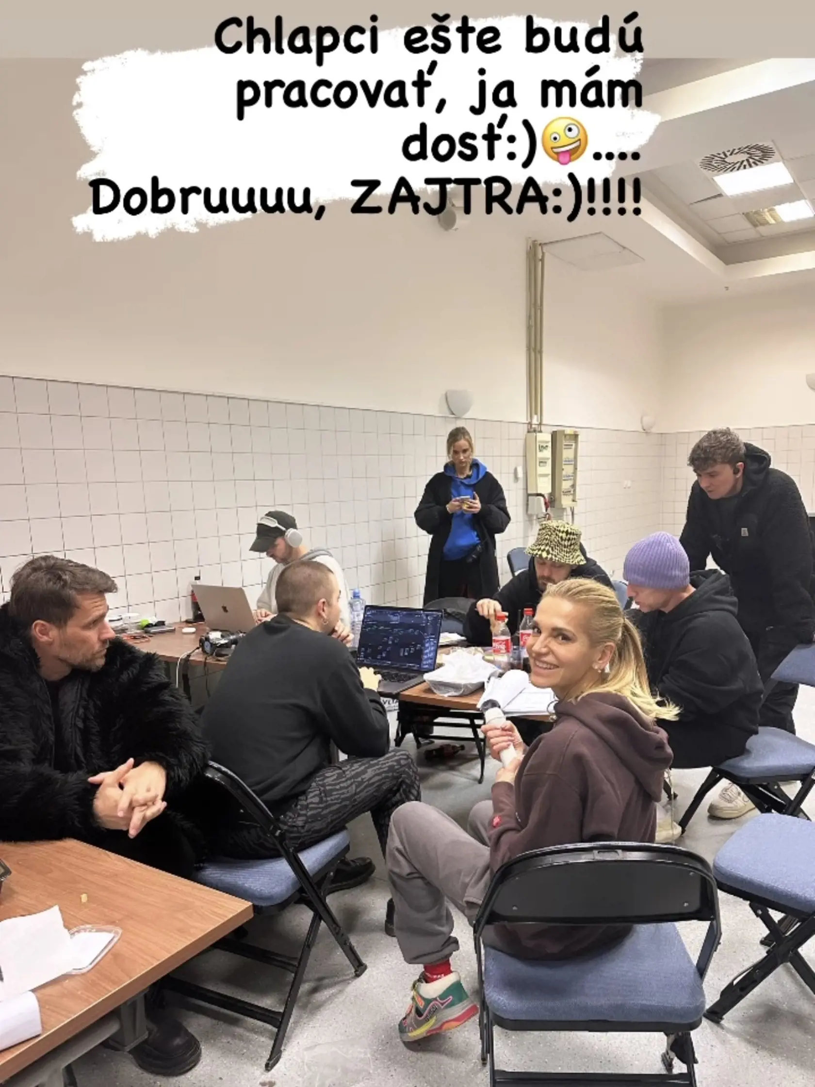 Dara Rolins pred koncertom.
