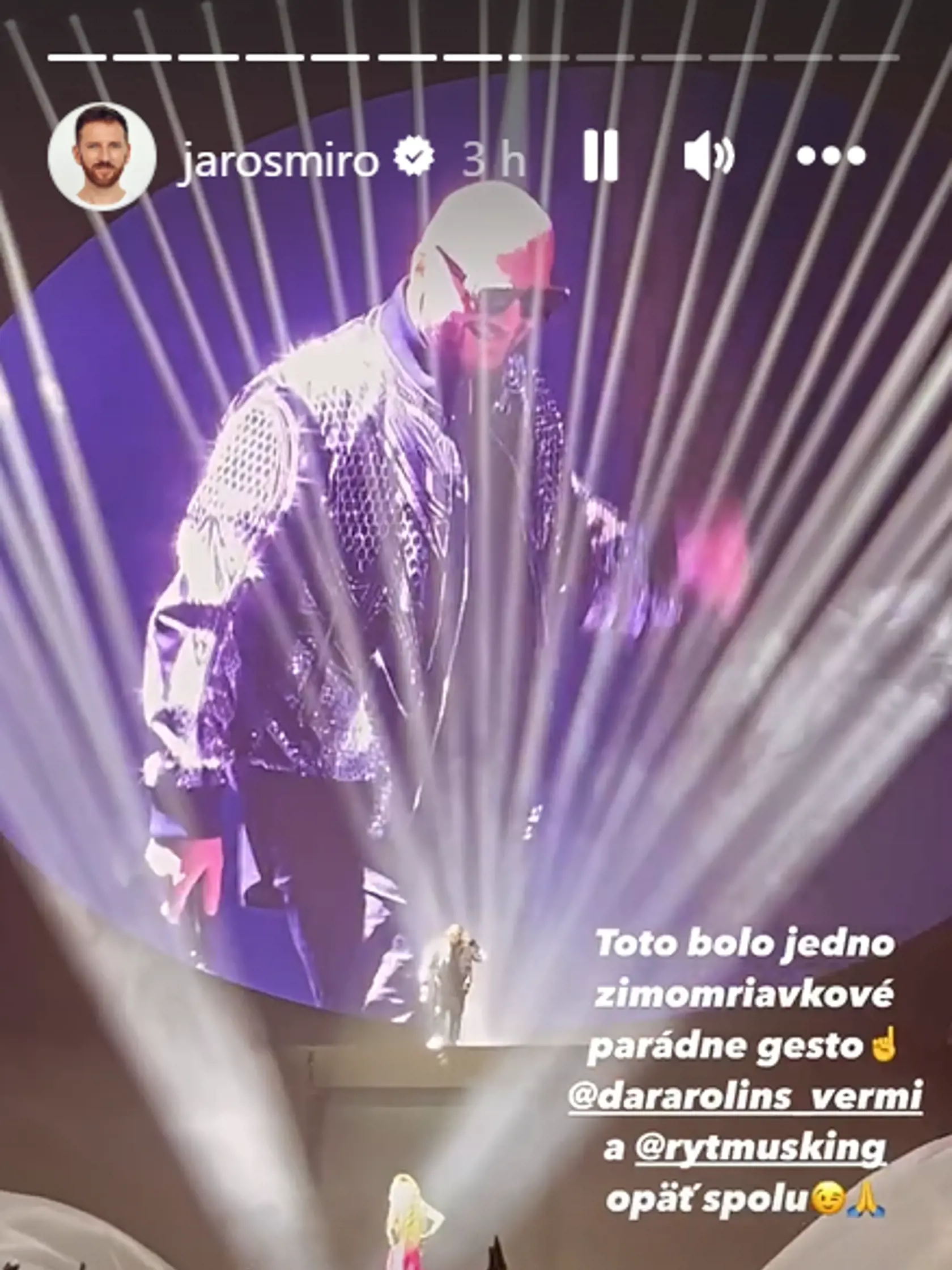 S Darou si zaspieval aj jej expartner Rytmus.