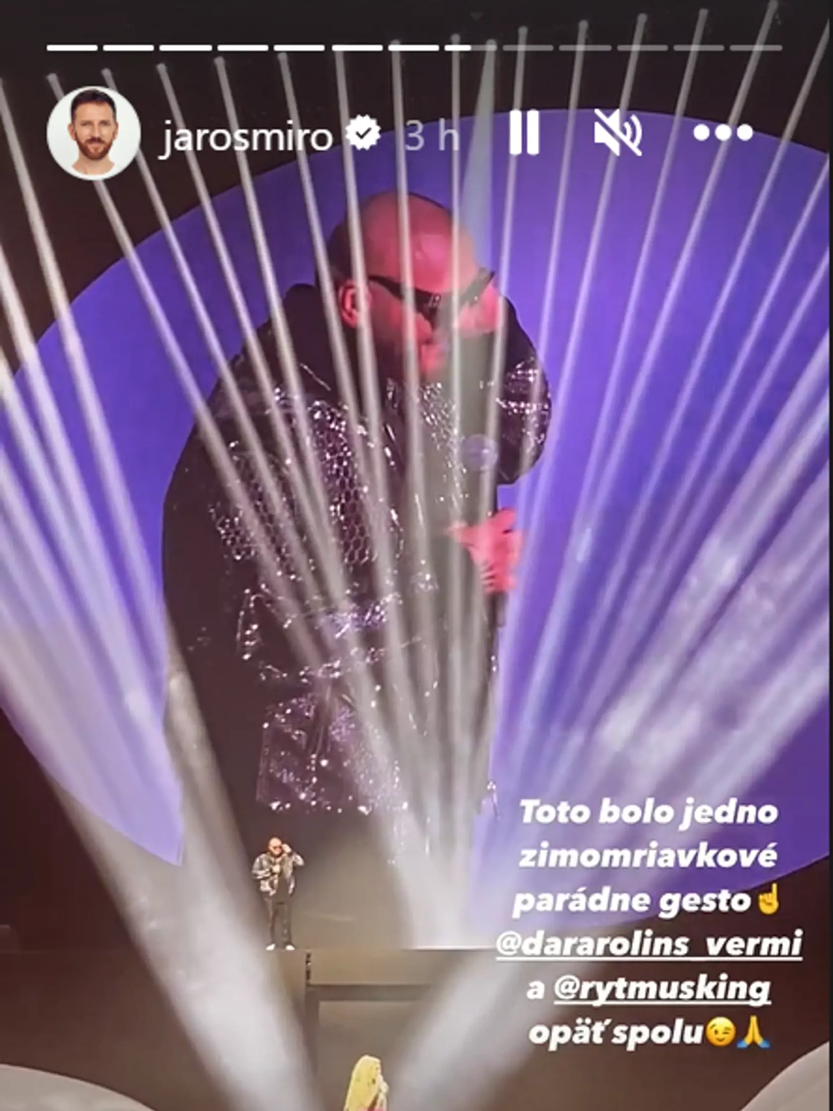 S Darou si zaspieval aj jej expartner Rytmus.