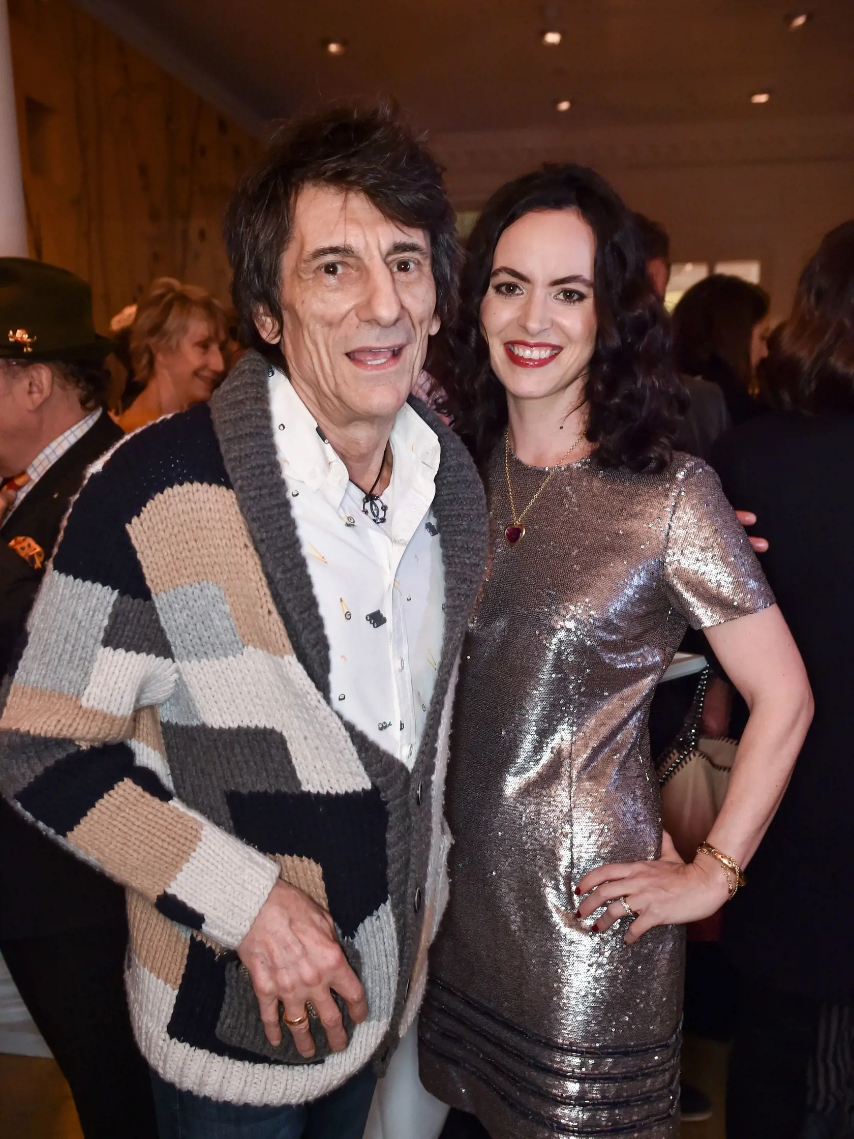 Ronnie Wood (72) a Sally (41)
