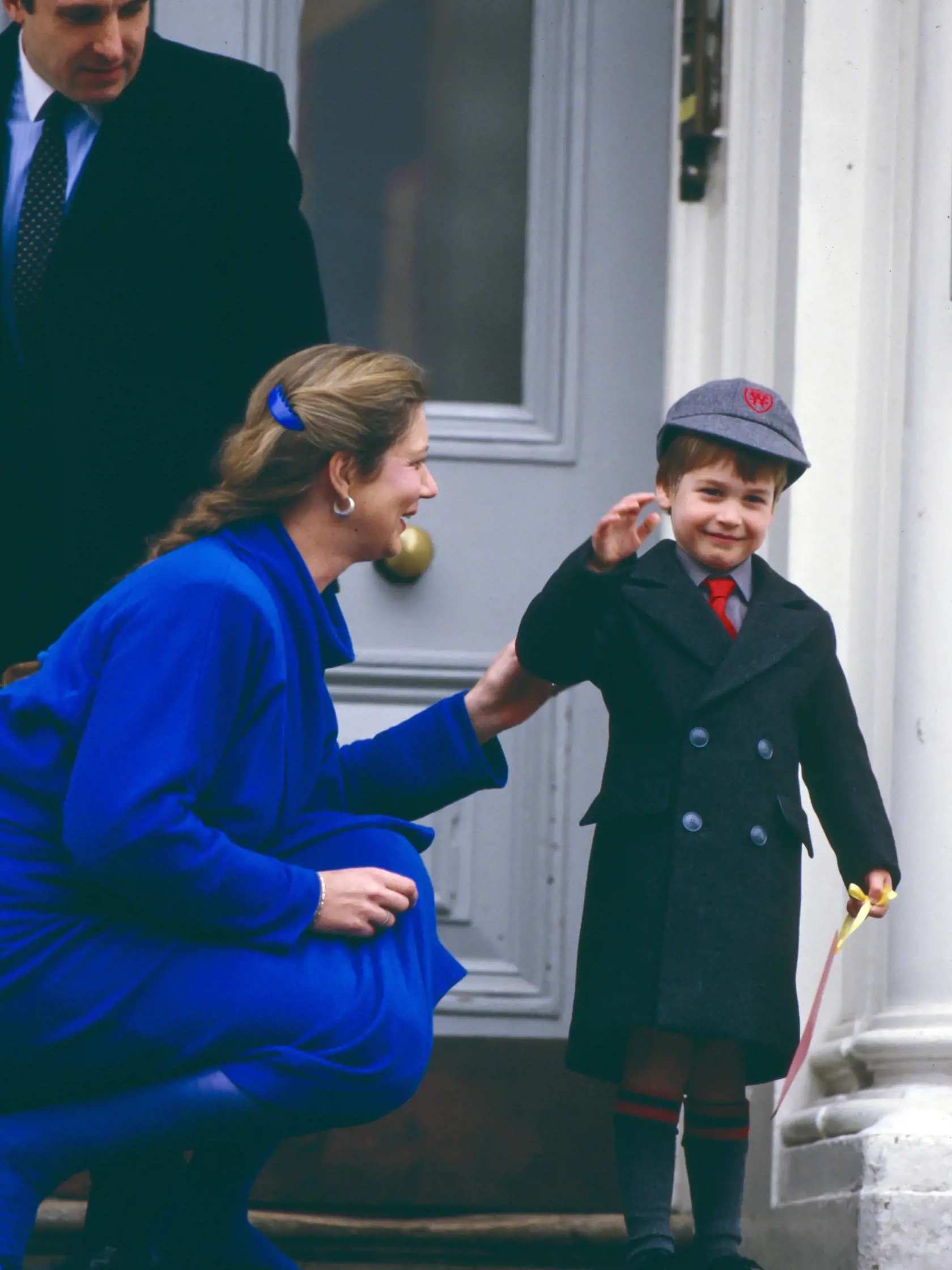 Princ William a jeho prvý školský deň v roku 1987.