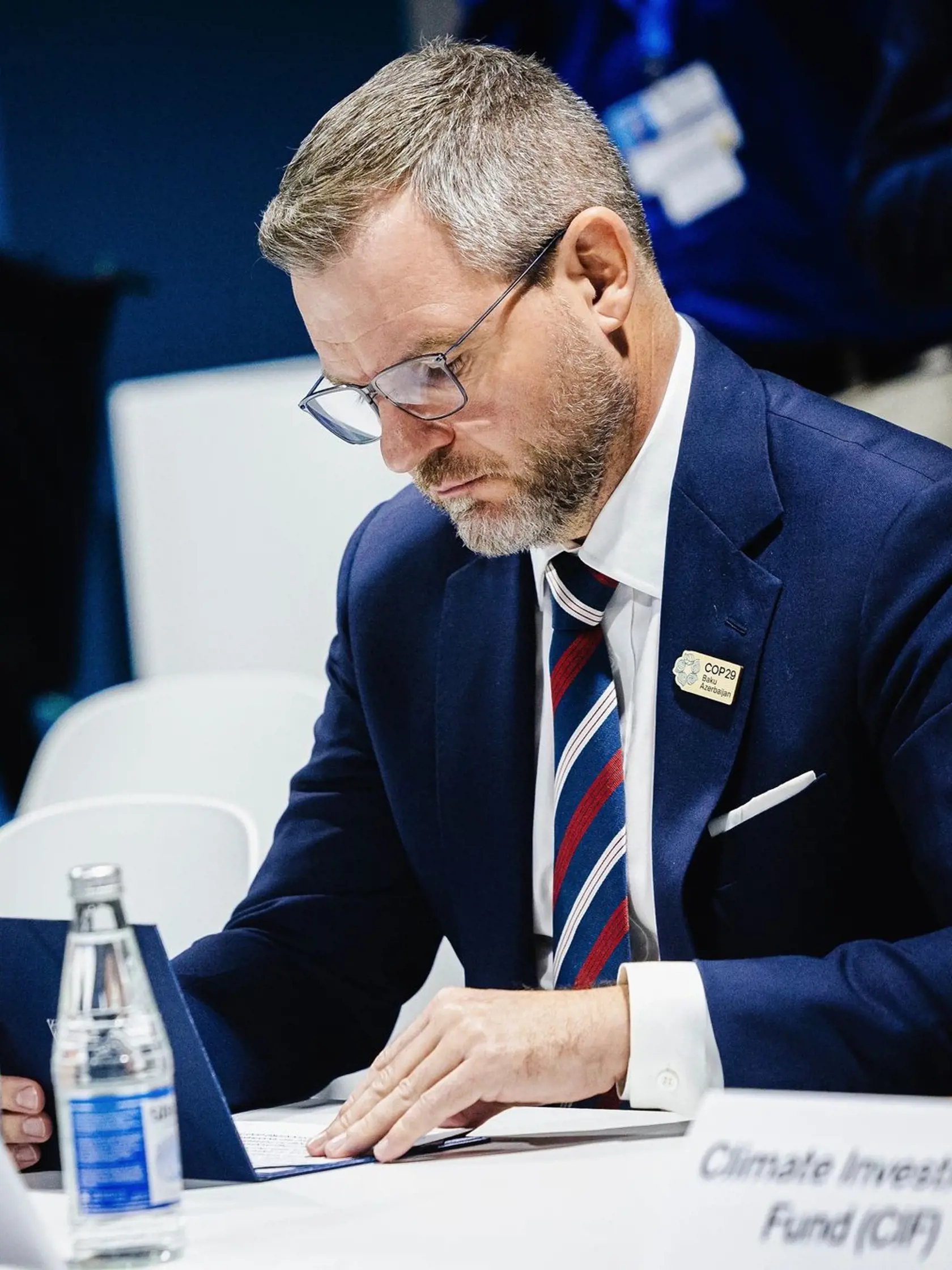 Peter Pellegrini na samite COP29 v Baku. 