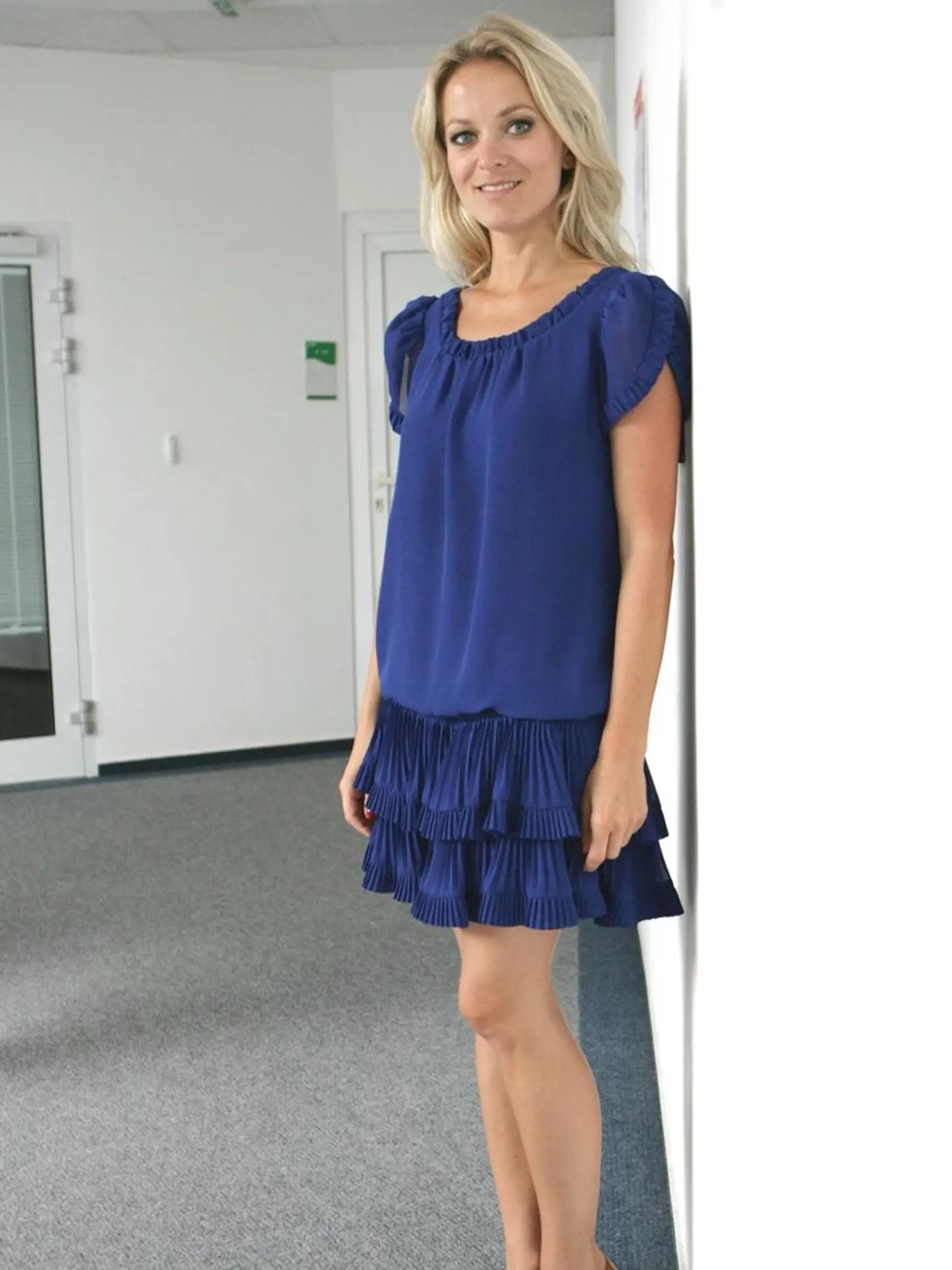 Jana Hospodárová počas Dňa otvorených dverí Markízy 2010.