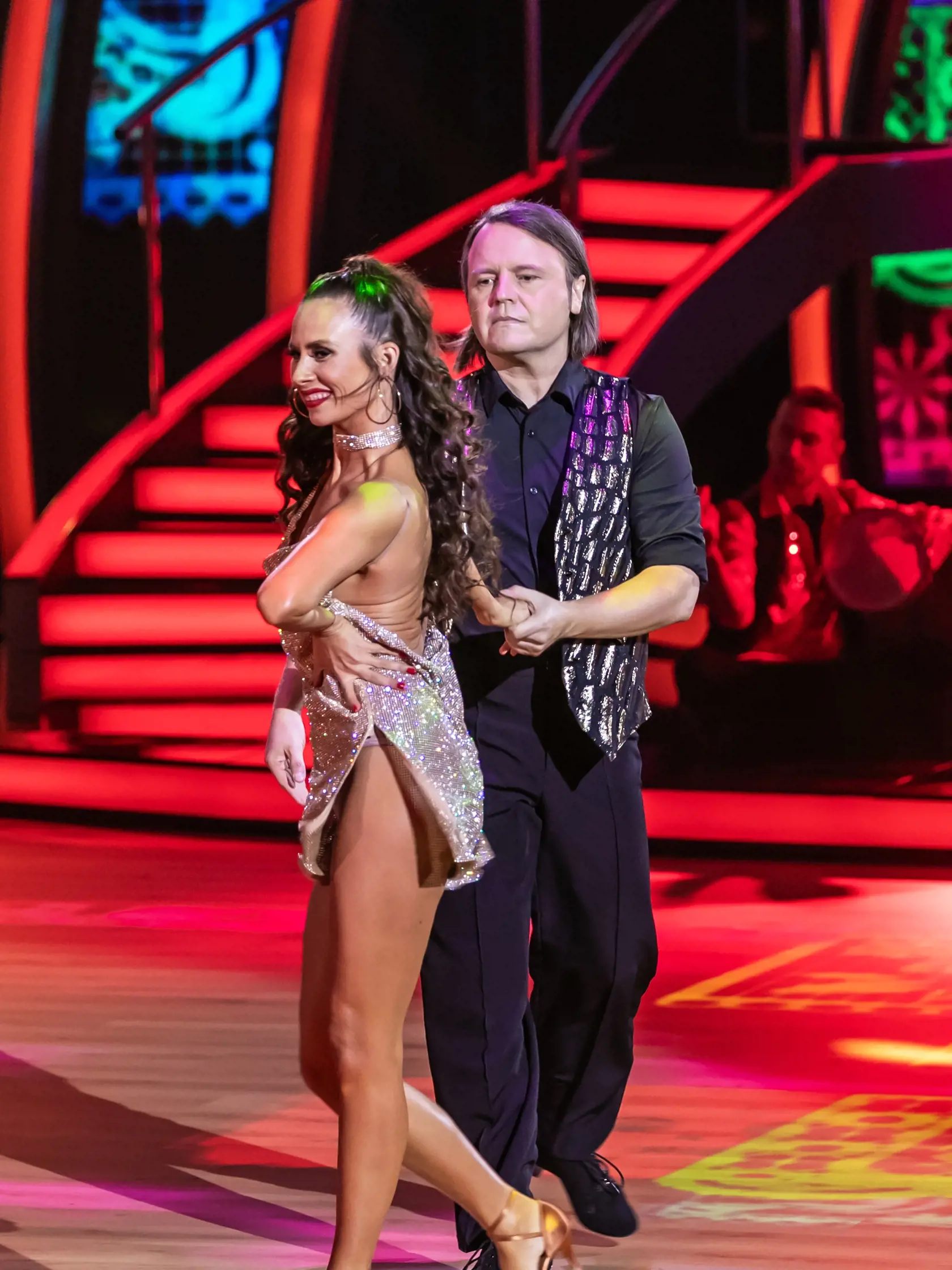 Prvé kolo Lets Dance 2024. Na snímke Ján Tribula a Natália Glosíková. 