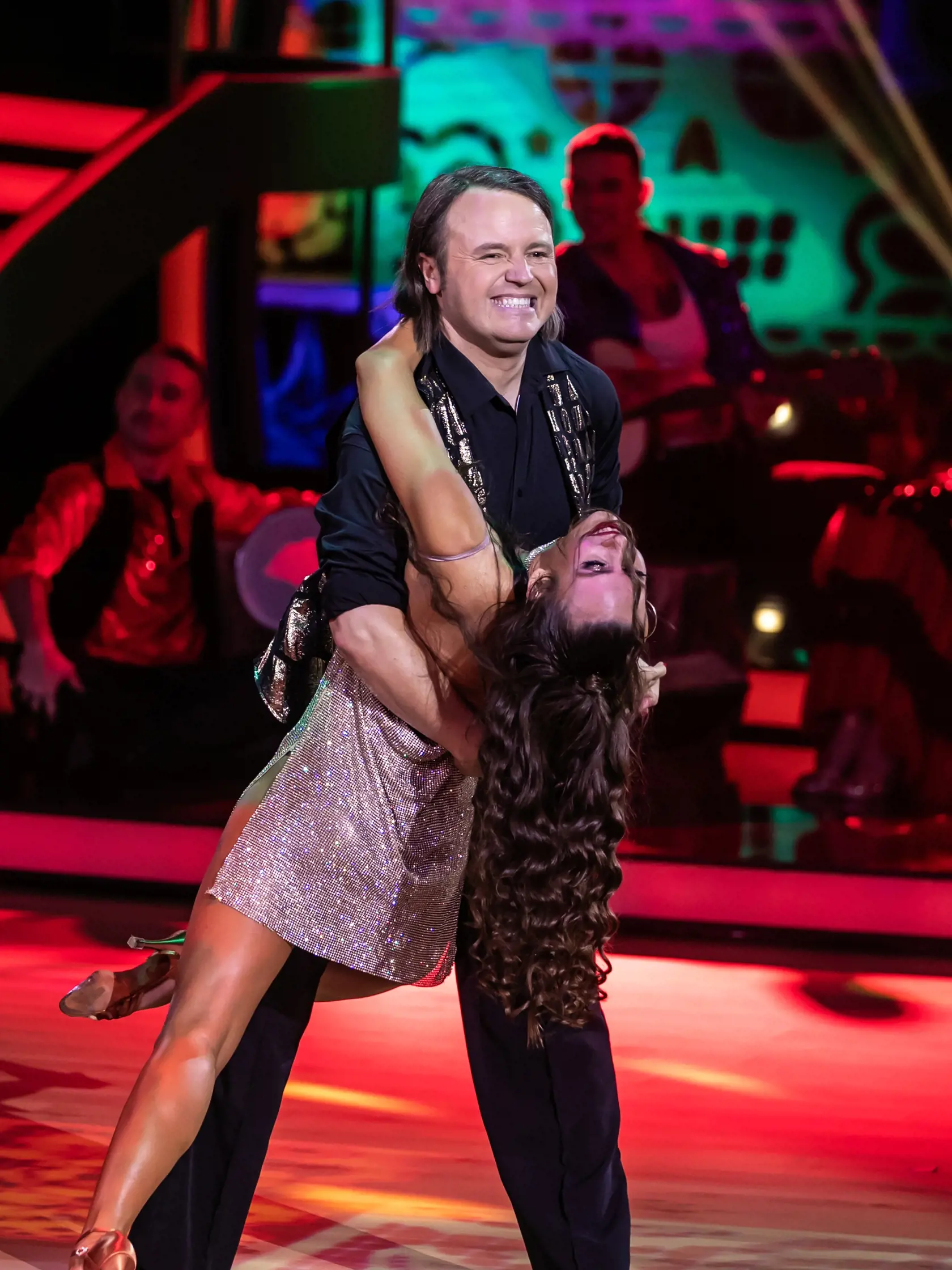 Prvé kolo Lets Dance 2024. Na snímke Ján Tribula a Natália Glosíková. 