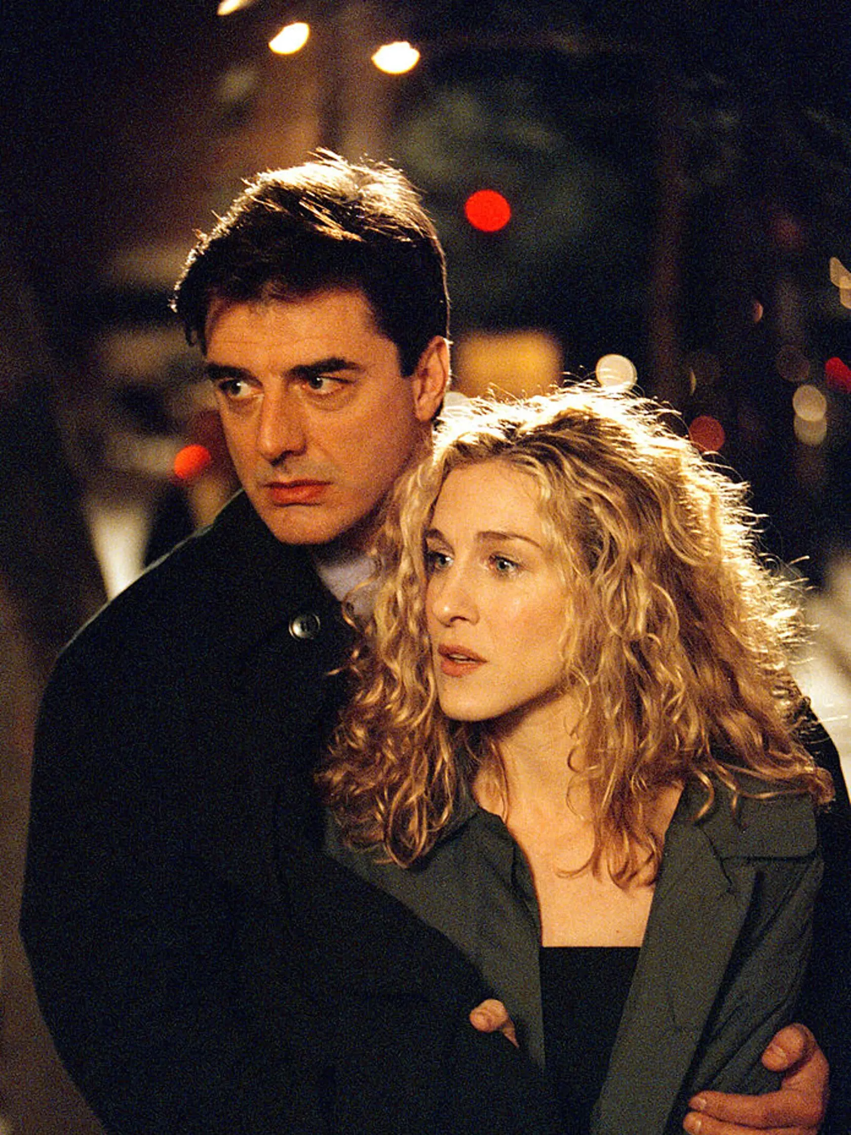 Herec Chris Noth a herečka Sarah Jessica Parker v Sexe v meste
