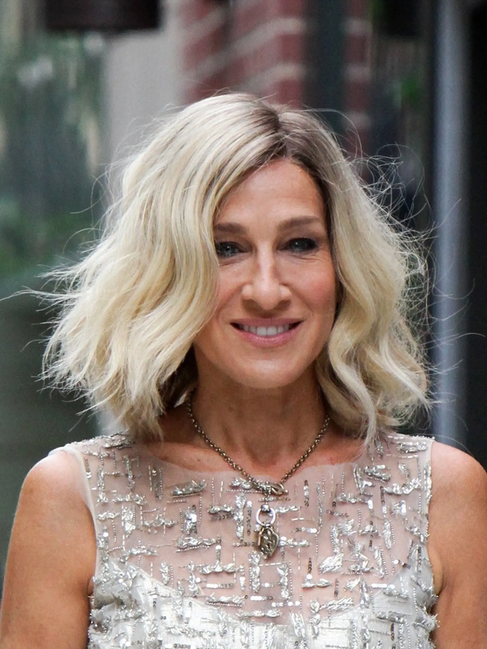 , New York, NY - 7/11/17  Sarah Jessica Parker filming a new project in Times Square, New York City.  -PICTURED: Sarah Jessica Parker -, Image: 341537956, License: Rights-managed, Restrictions: , Model Release: no, Credit line: Profimedia, INSTAR Images