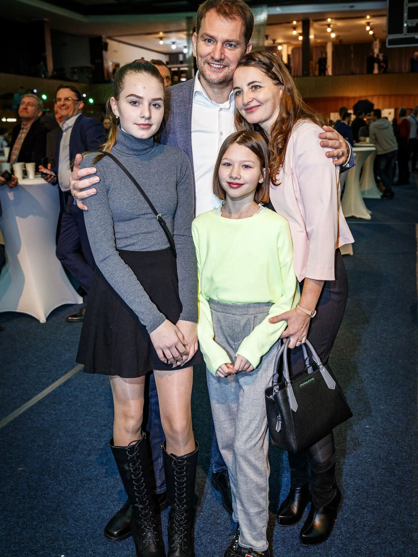 VOĽBY 2020, Igor Matovič s rodinou.