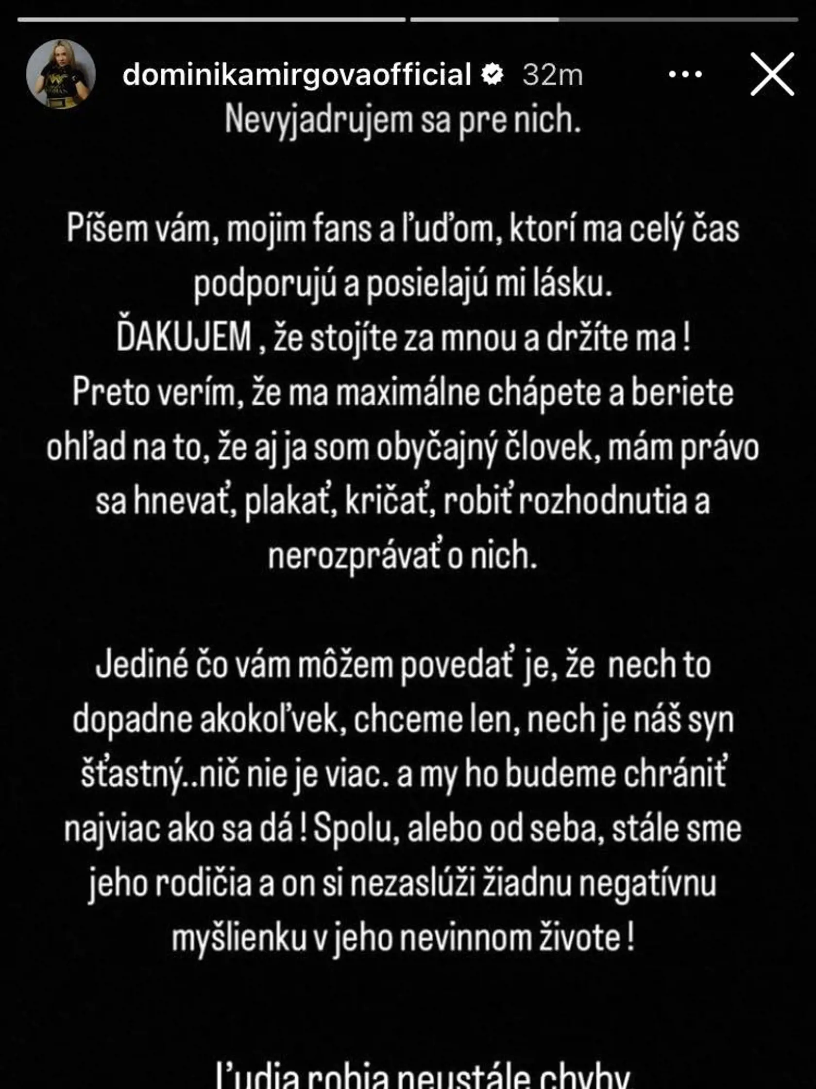 Mirgovej slová o kríze v manželstve.