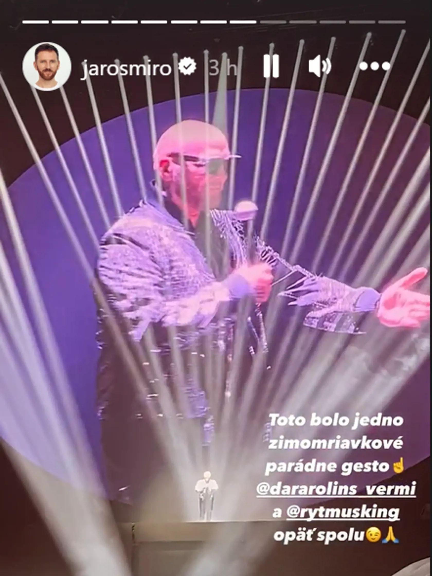 S Darou si zaspieval aj jej expartner Rytmus.