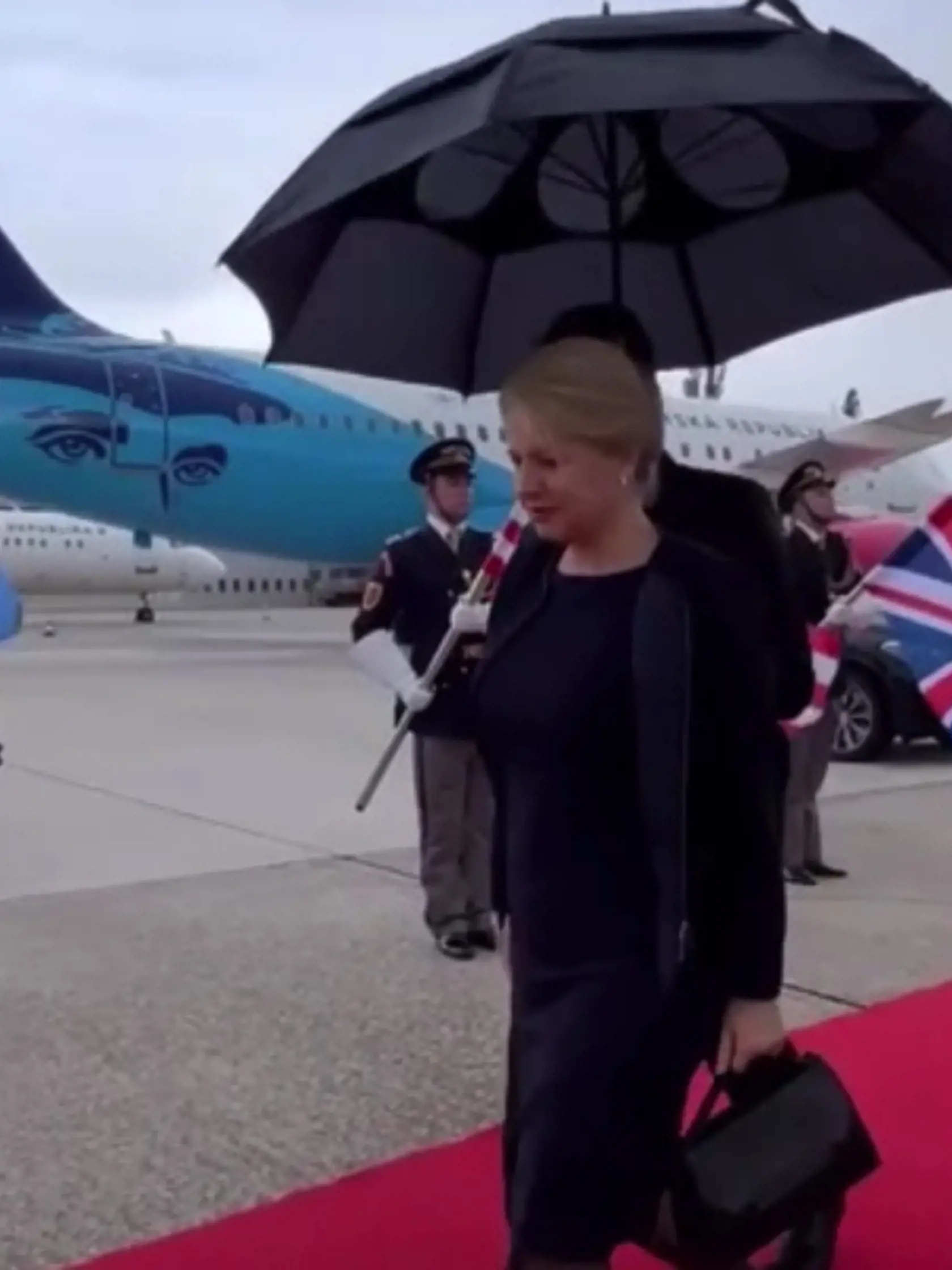 Prezidentka čaputová na pohrebe Alžbety II.