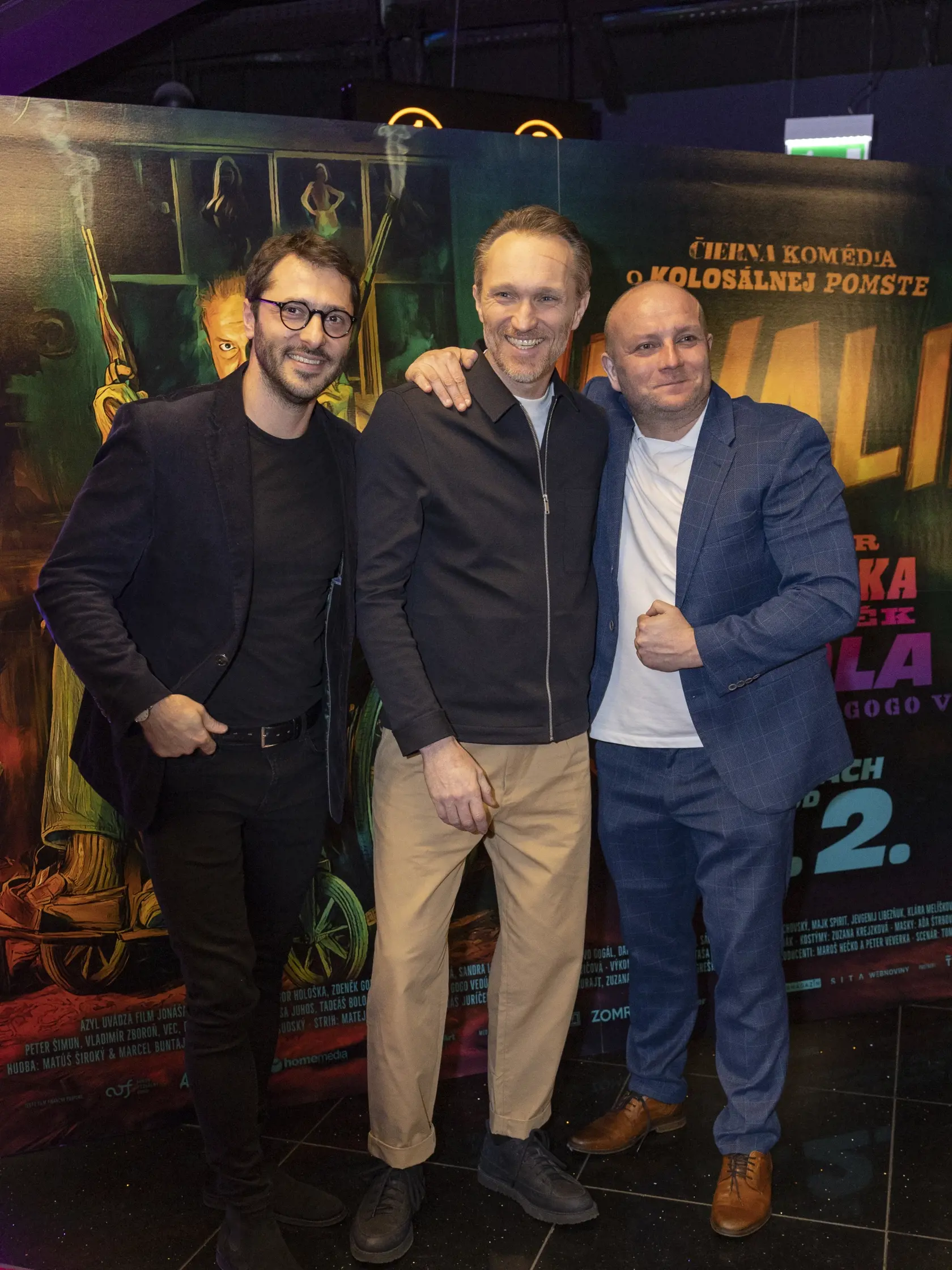 Herci Braňo Deák, Marián Mitaš a Gregor Hološka.