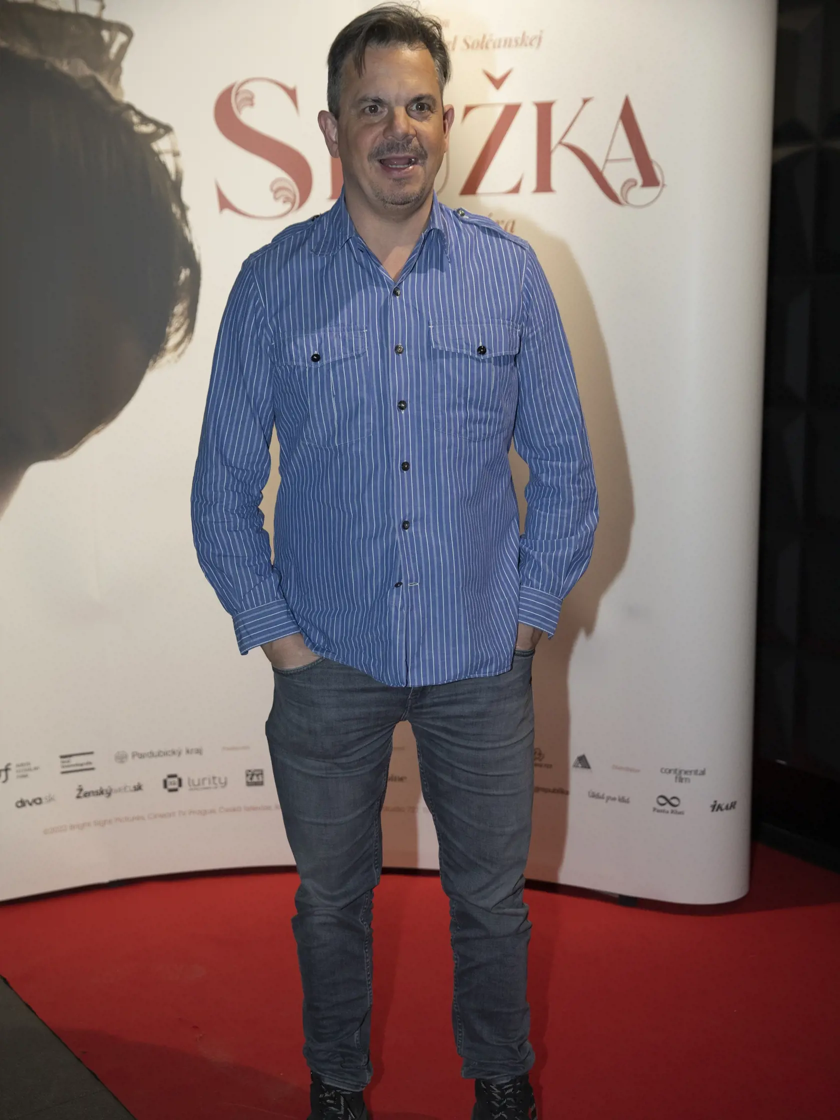 Na snímke je premiéra filmu Slúžka na motívy knihy Hany Lasicovej.
Daniel Dangl