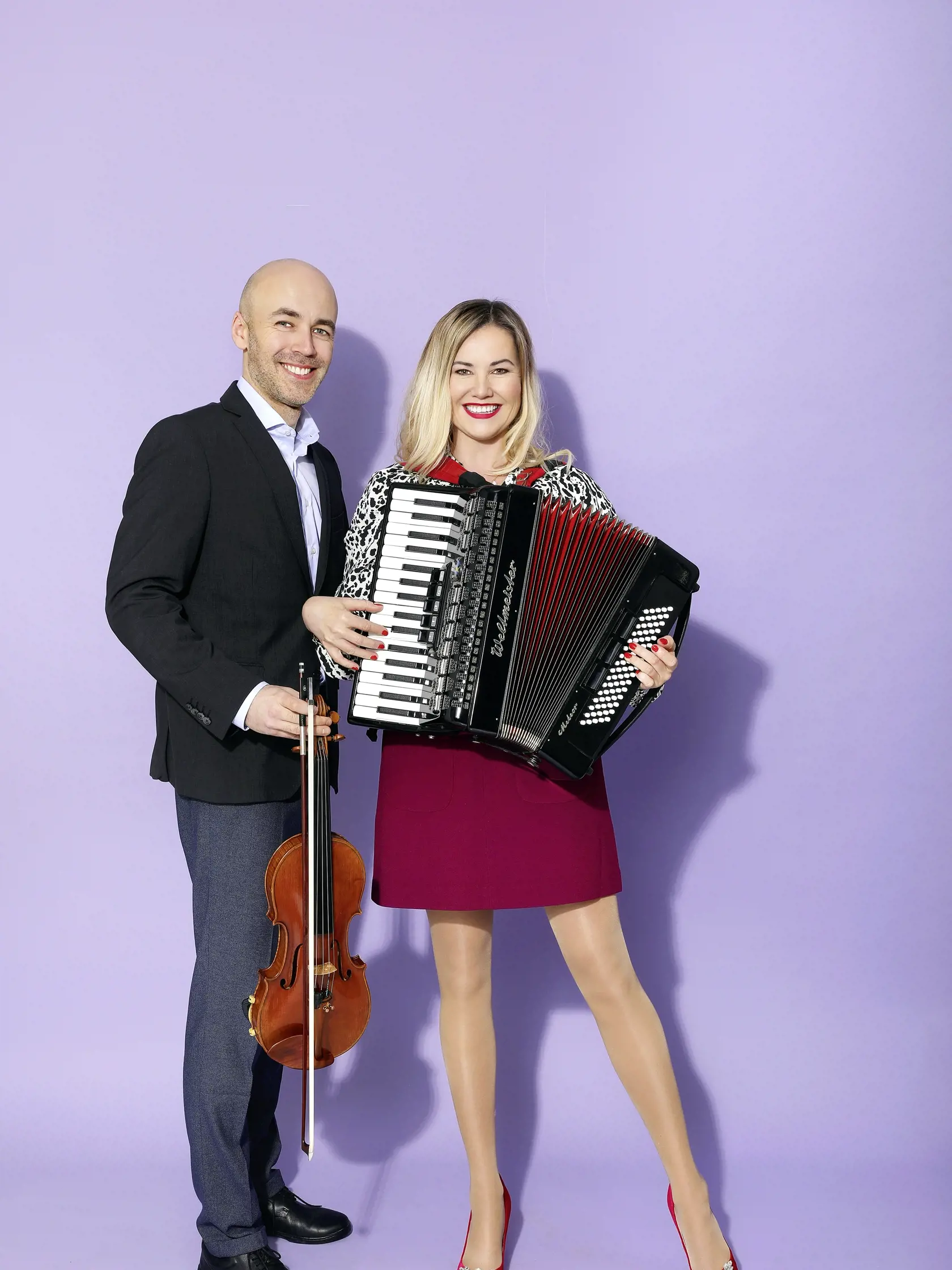 Sú vždy dobre naladení: Zuzka Schowanetz Haasová a Viliam Schowanetz.