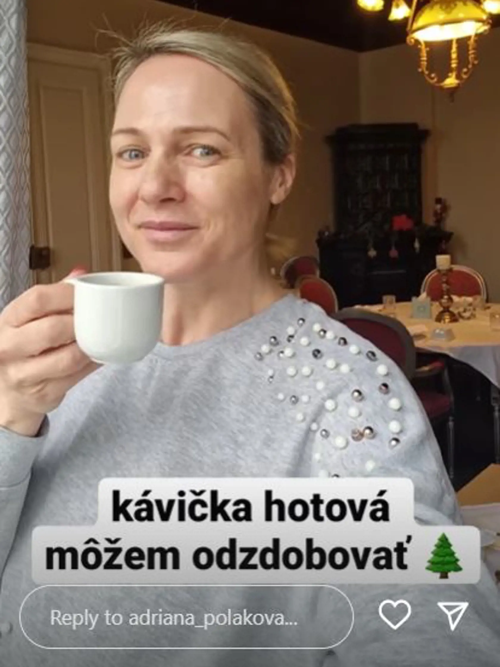 Adriana Poláková, keď nepoužíva skrášľovaciu omladzovaciu aplikáciu.