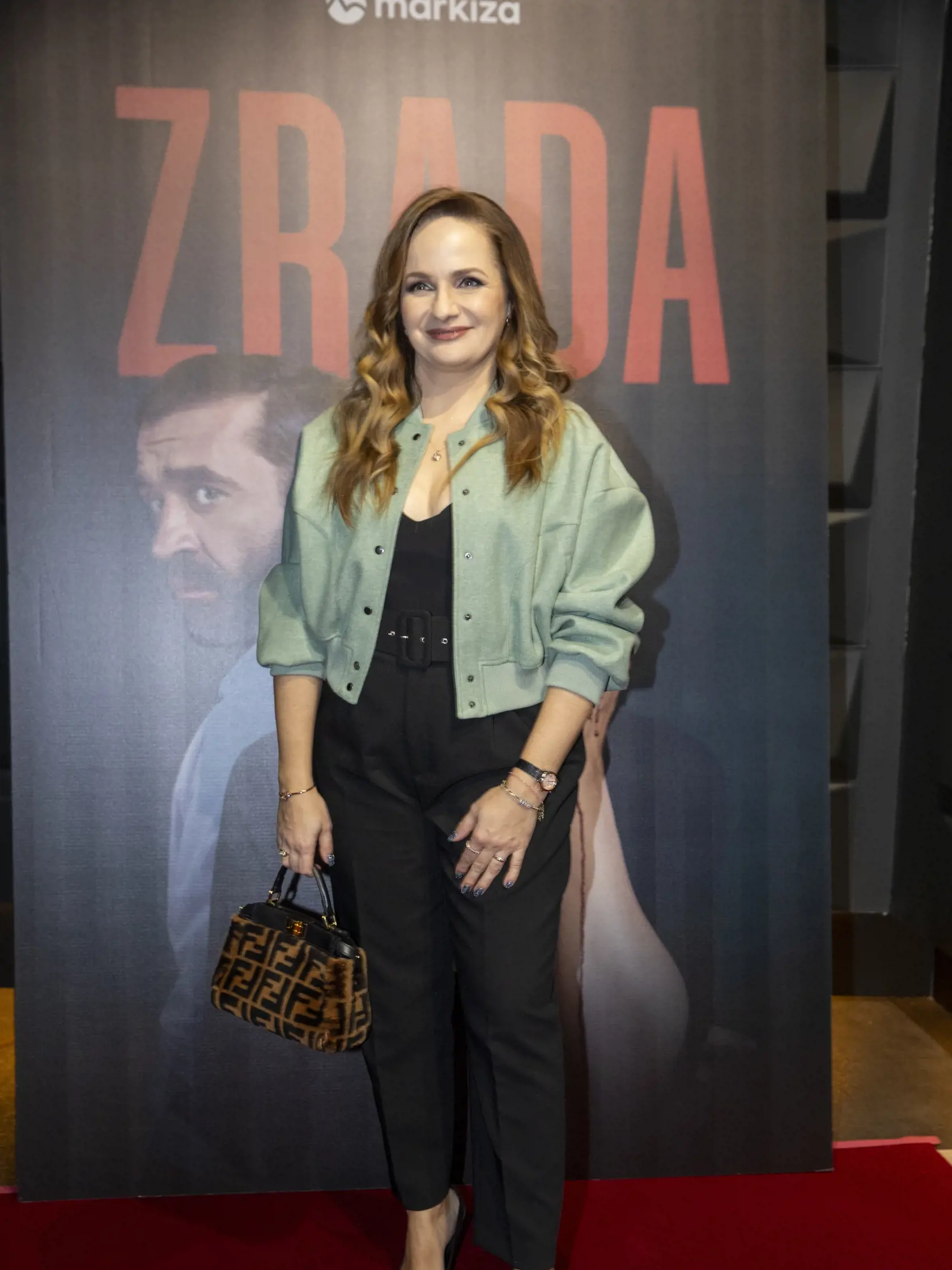  Na snímke je premiéra televízného seriálu Zrada.
Hrečka Zuzana Kubovčíková-Šebová 