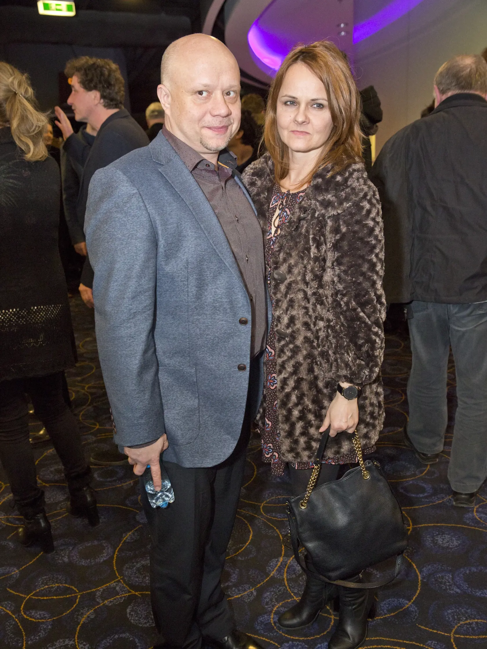 Premiéra filmu Martina Šulíka Tlmočník
Na snímke Marián Labuda ml. s manželkou