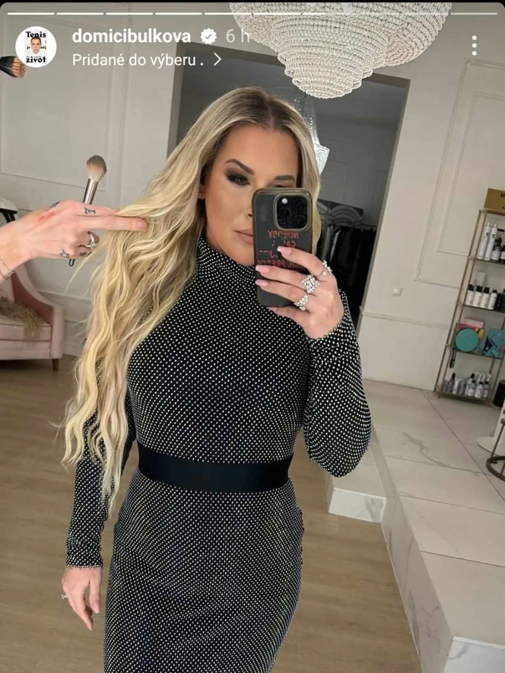Dominika Cibulková pripravená na akciu Športovec roka