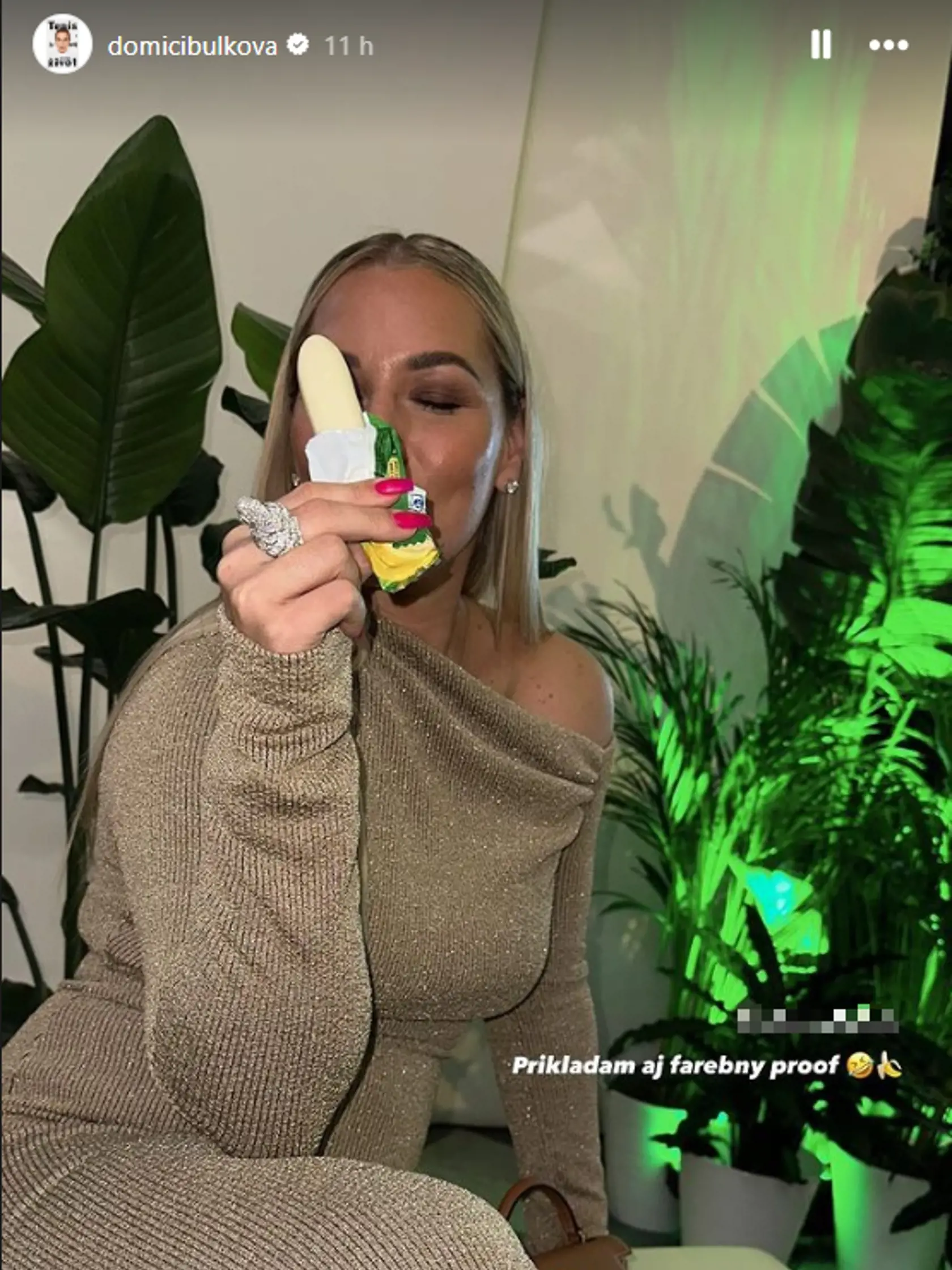 Dominika Cibulková v Prahe na akcii, kde predstavili nový sladký produkt