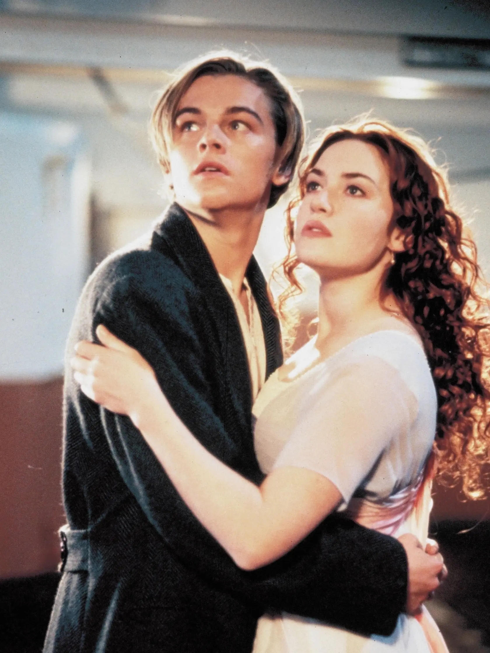 Záber z filmu Titanic.