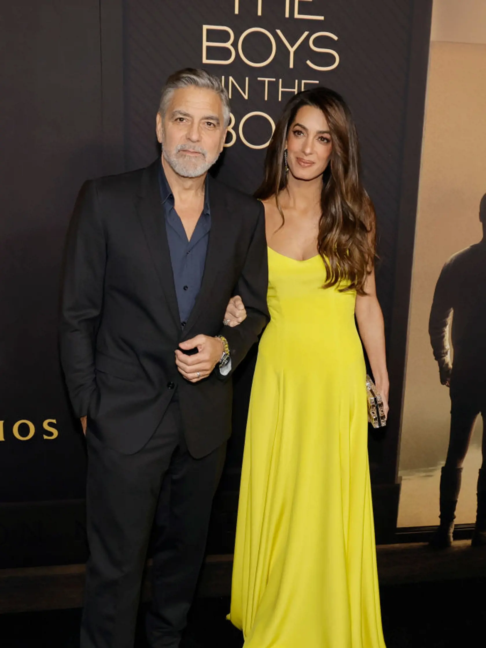George Clooney a manželka Amal: V žltých šatách bola ozdobou večera!