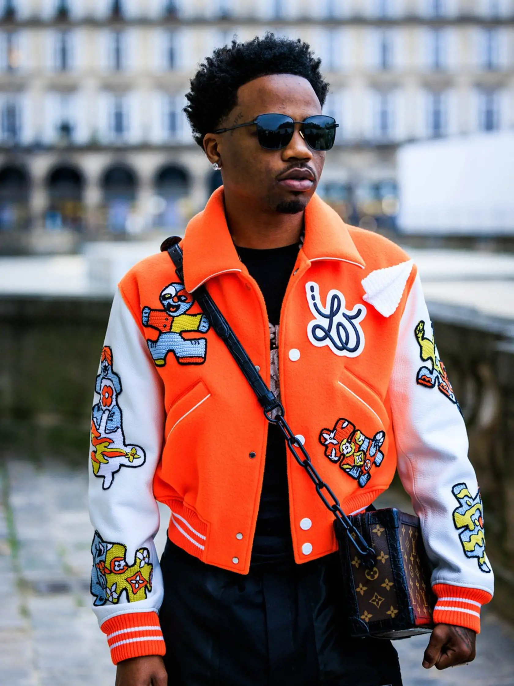 Celebrityna prehliadke Louis Vuitton v Paríži