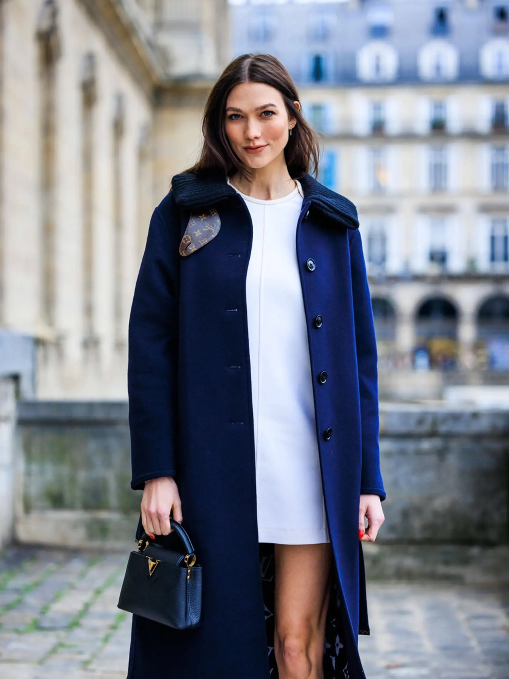 Celebrityna prehliadke Louis Vuitton v Paríži
