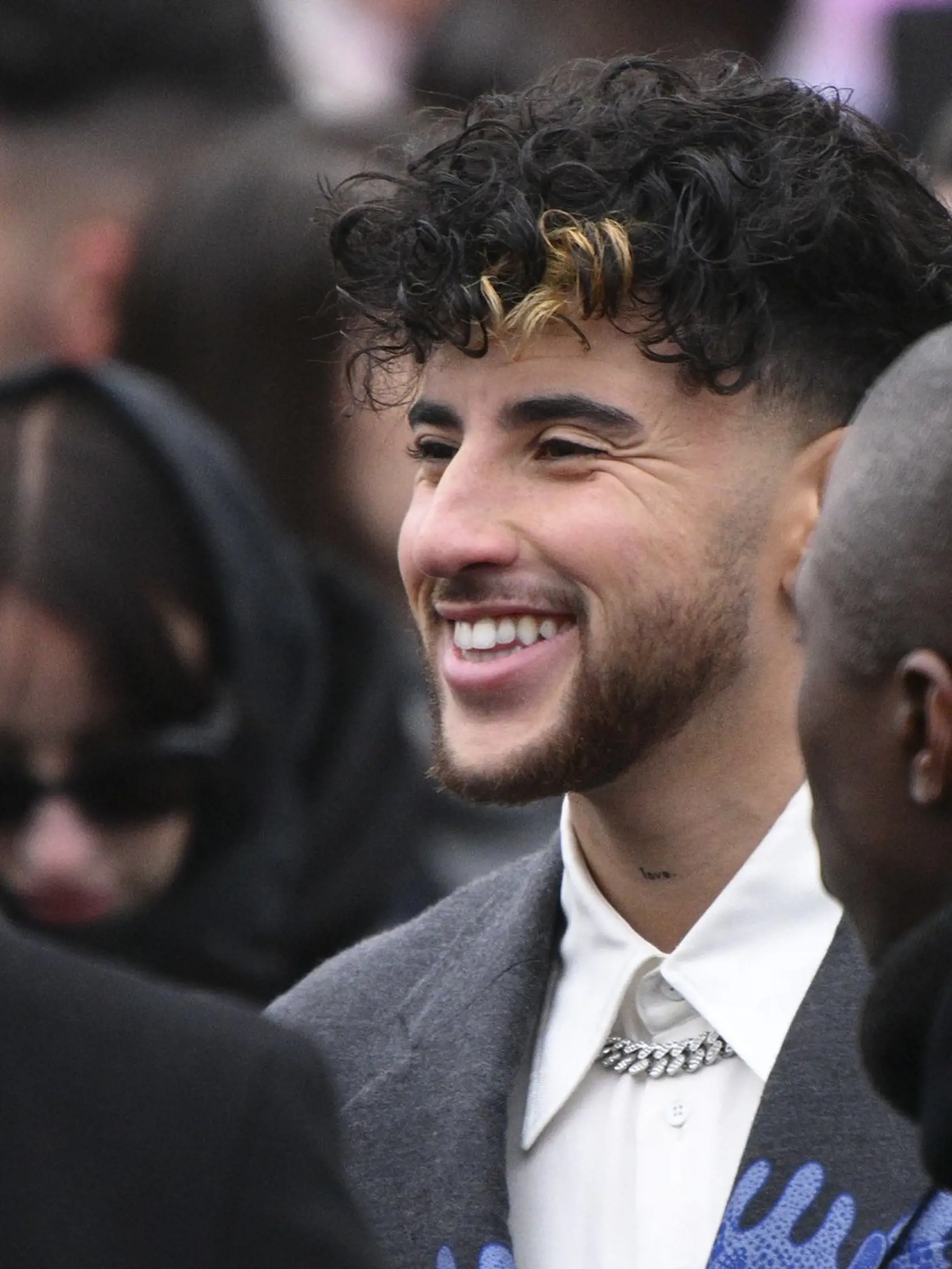 Celebrityna prehliadke Louis Vuitton v Paríži