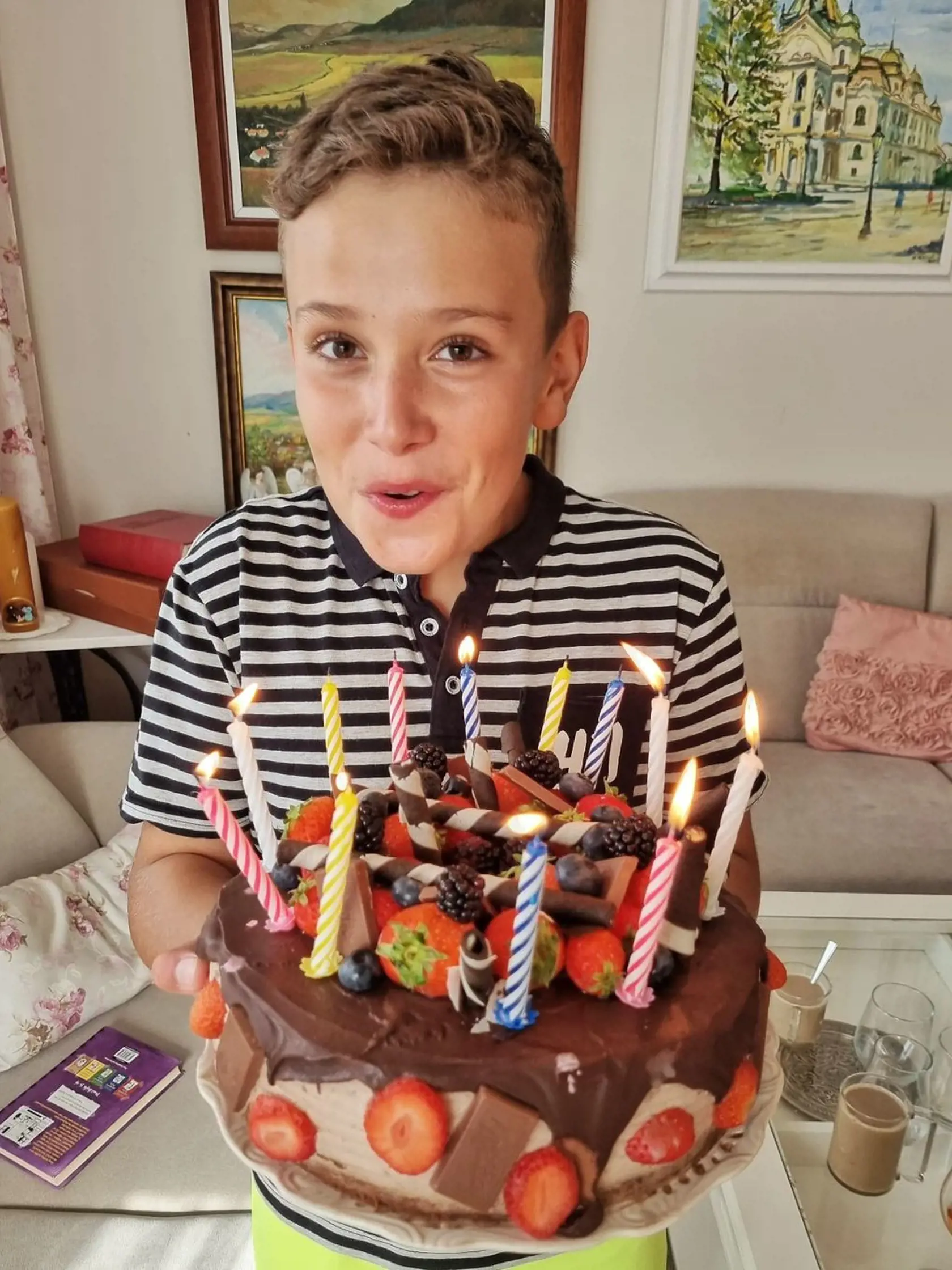 Torta pre Ondreja juniora k 12-tym narodeninám.