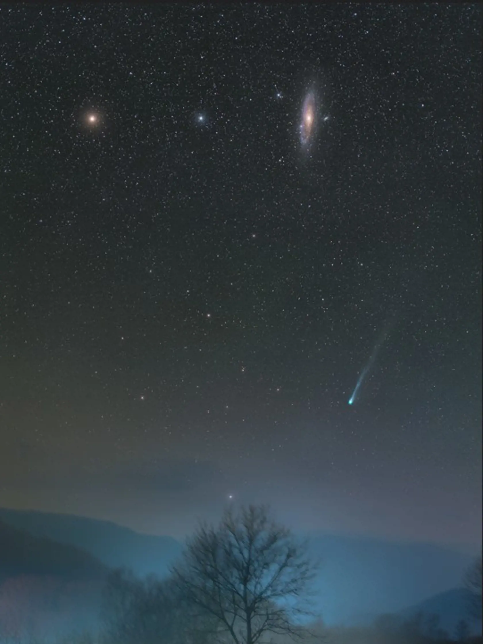 Kométa nafotená zo Slovenska je snímkou dňa NASA.