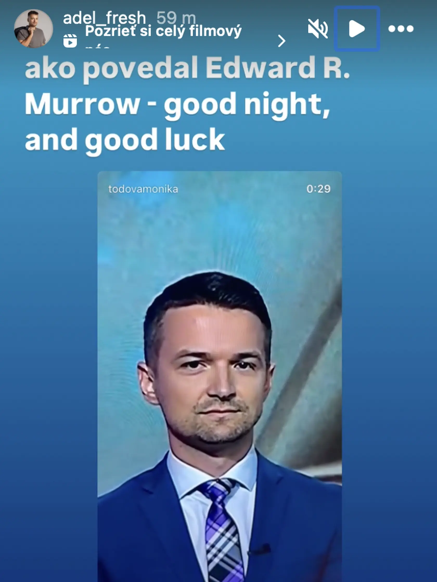 Reakcia Adela Ghannamana odchod Viktora Vinczeho z televízie Markíza.