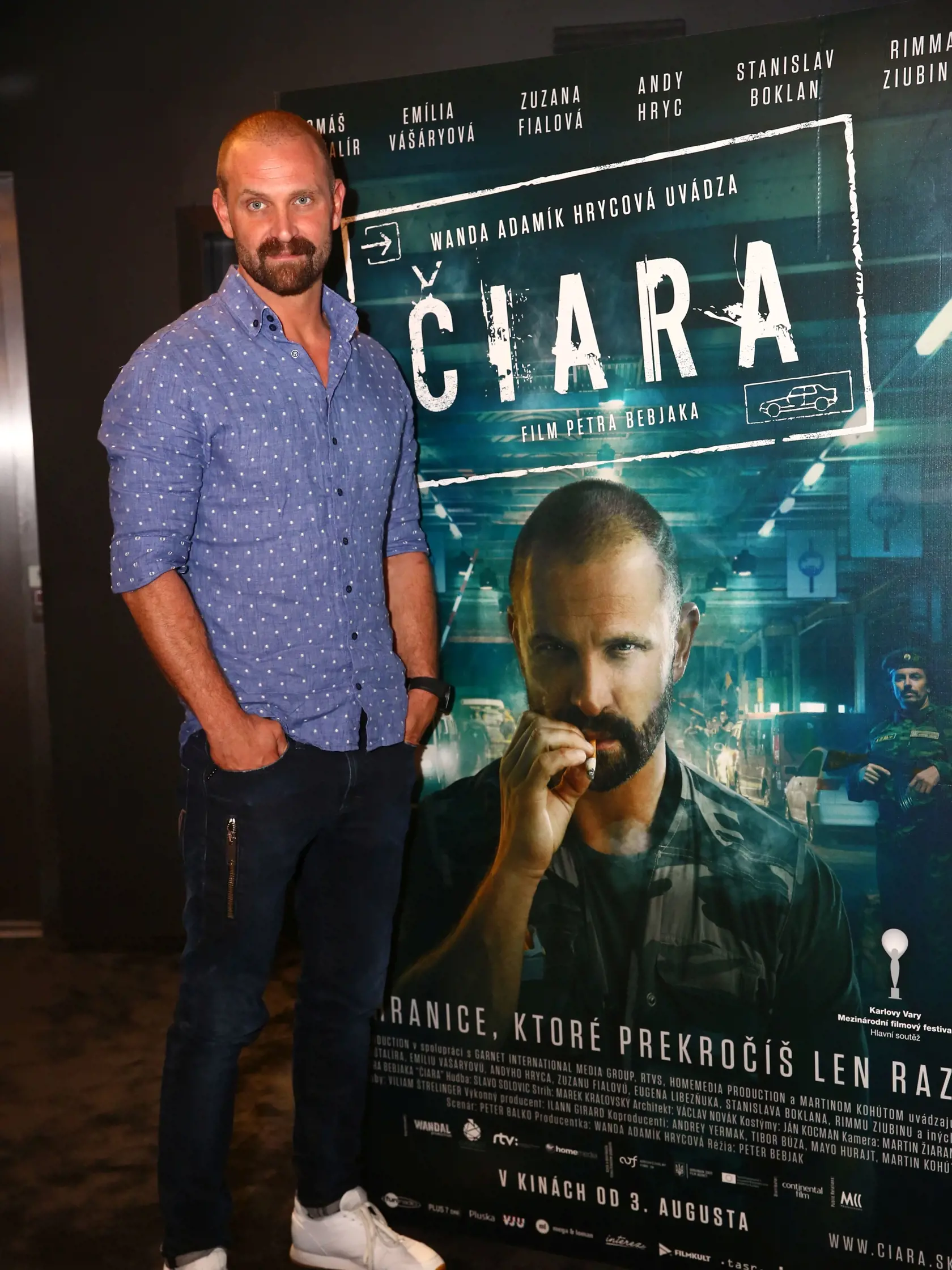 novinárska premiera slovenského filmu ČIARA, režiséra petra bebjaka, producentky wandy hrycovej,
