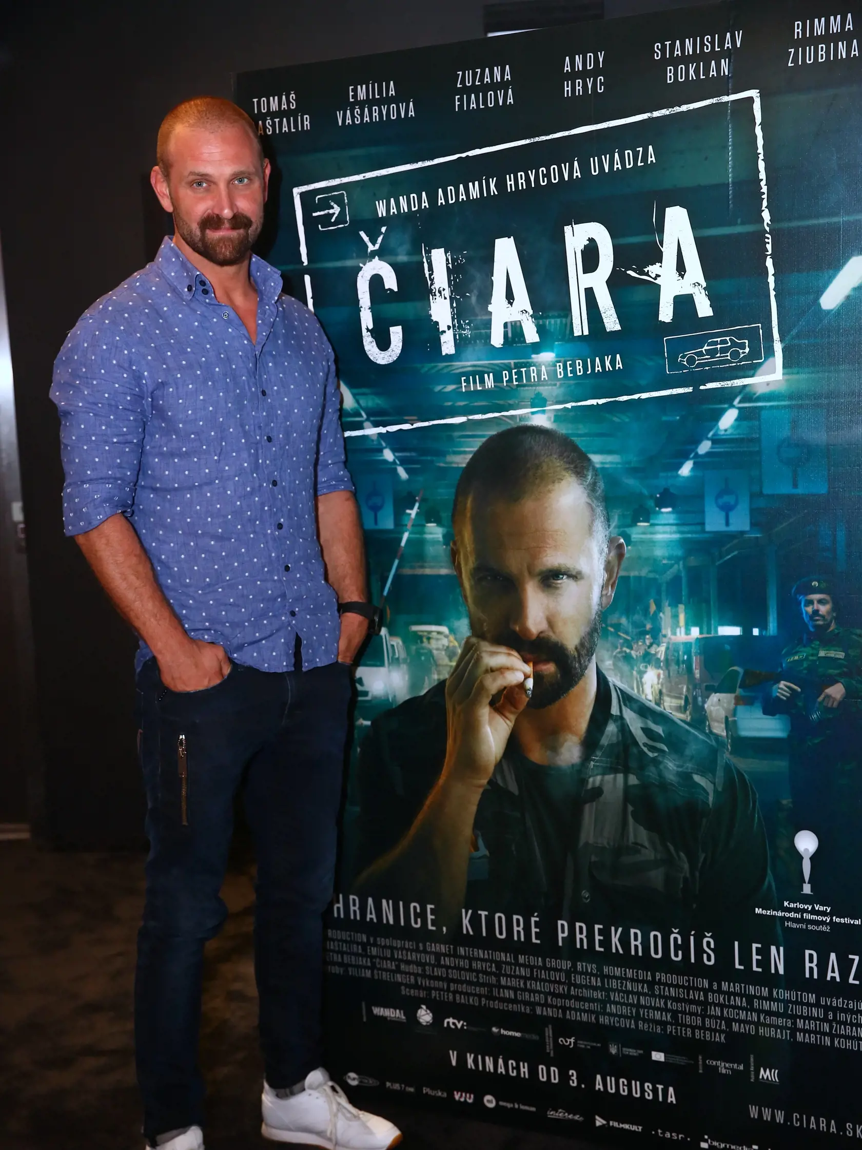 novinárska premiera slovenského filmu ČIARA, režiséra petra bebjaka, producentky wandy hrycovej,
