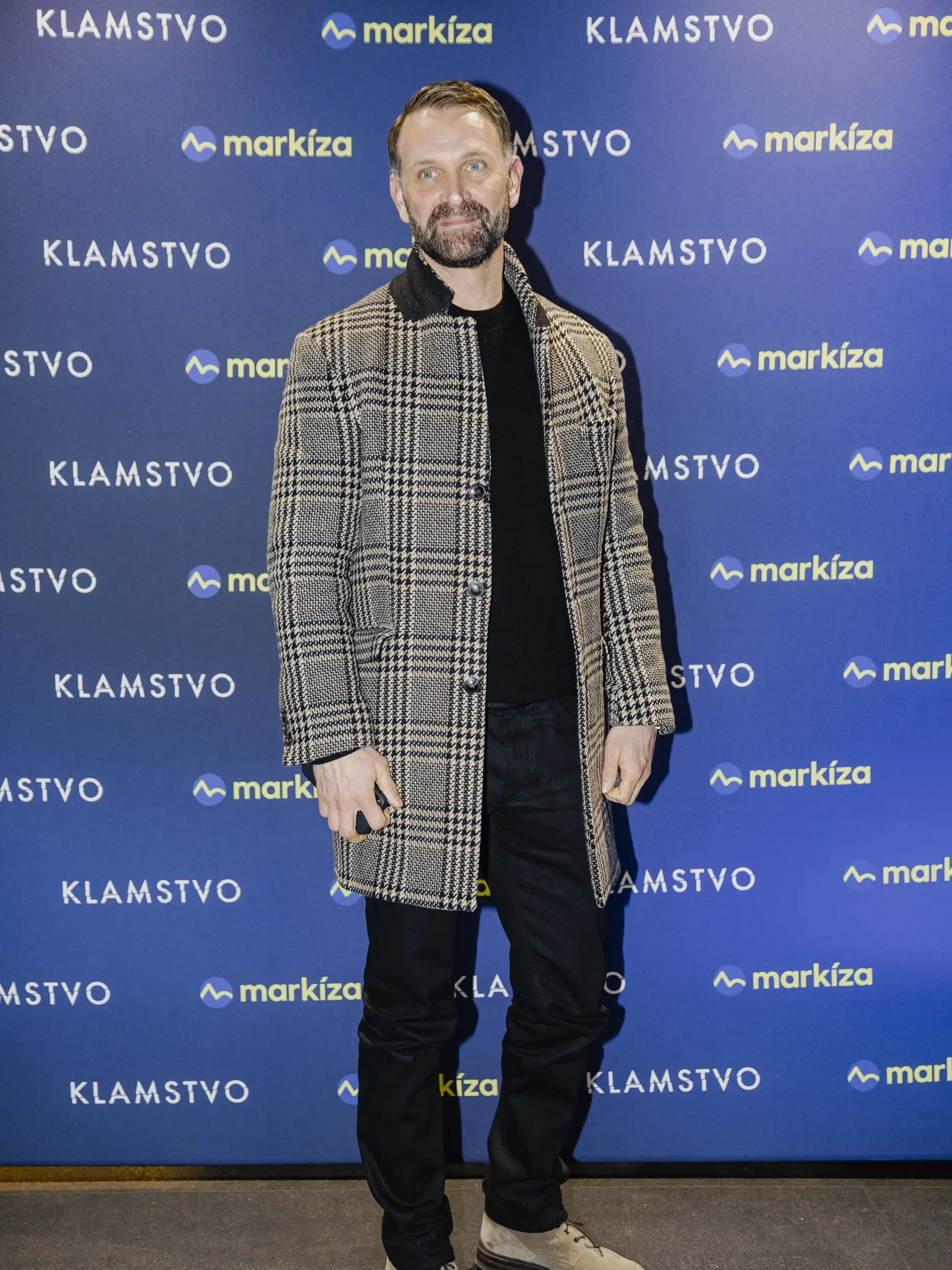 Na snímke Tomáš Maštalír počas premiéry nového seriálu TV Markíza, Klamstvo.