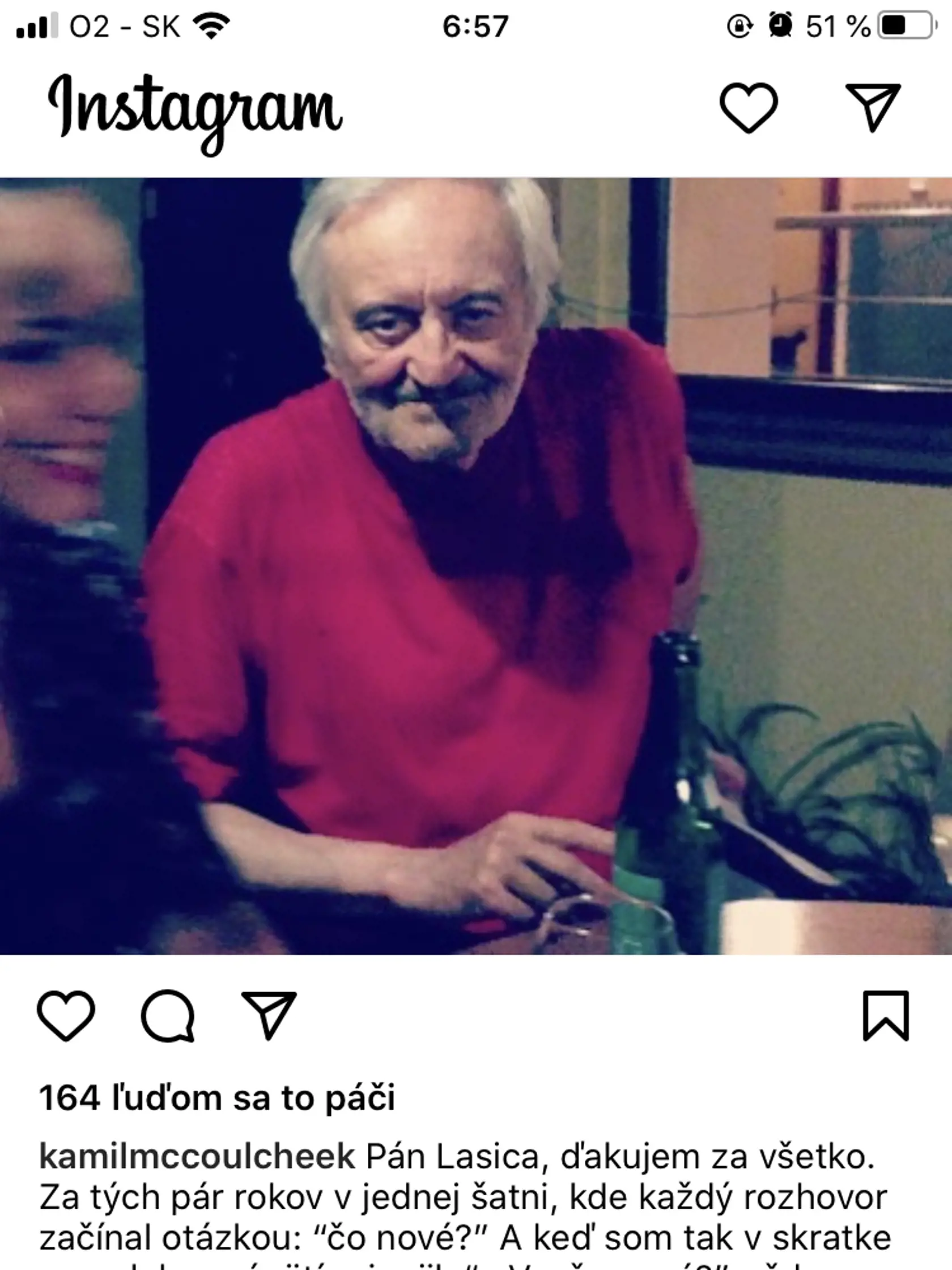Kamil Mikulčík o Milanovi Lasicovi.