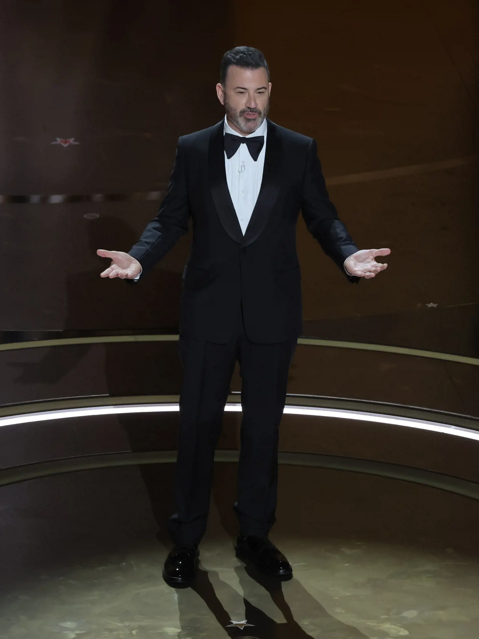 Moderátor večera Jimmy Kimmel.