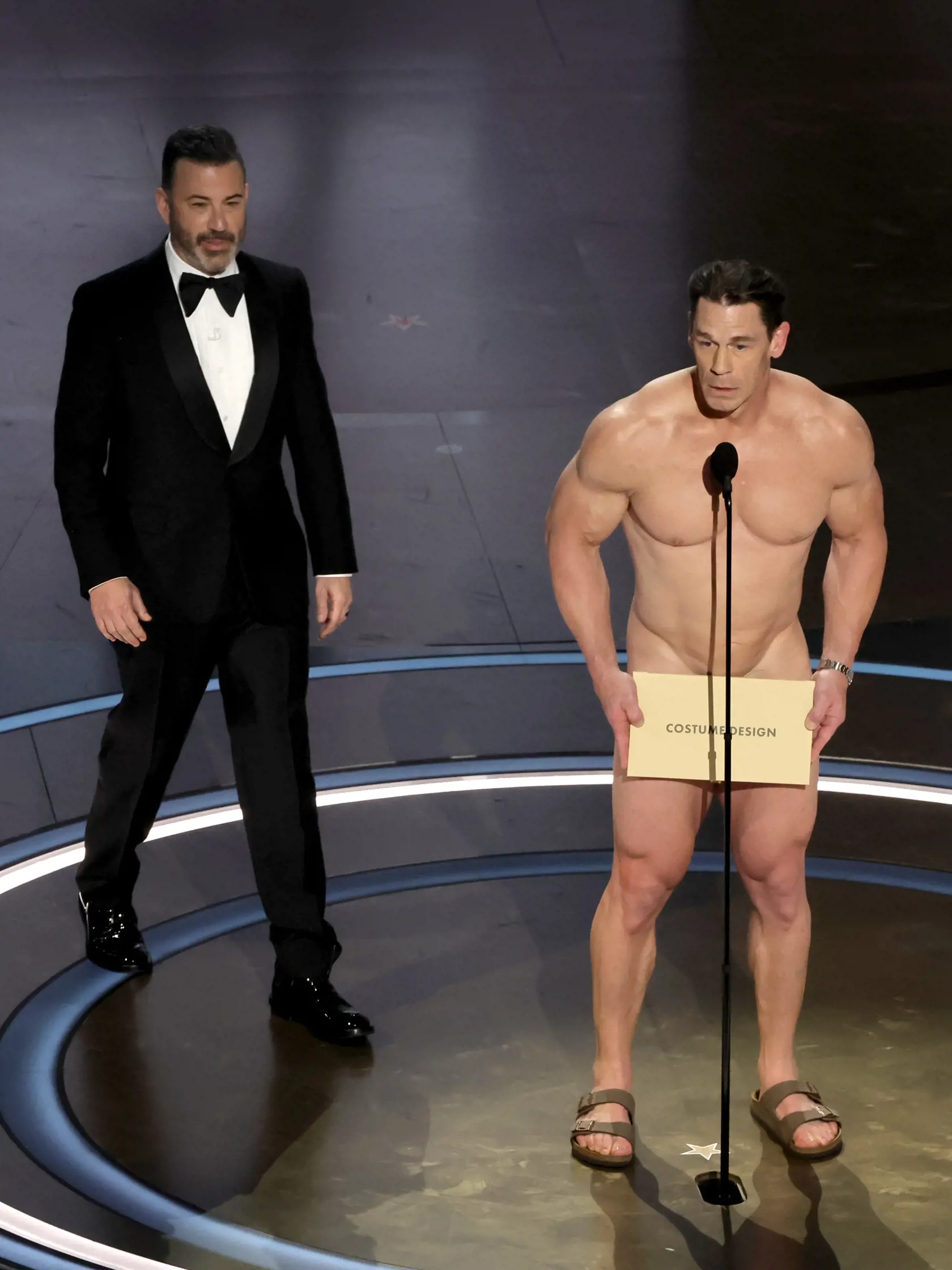 Jimmi Kimmel a John Cena.