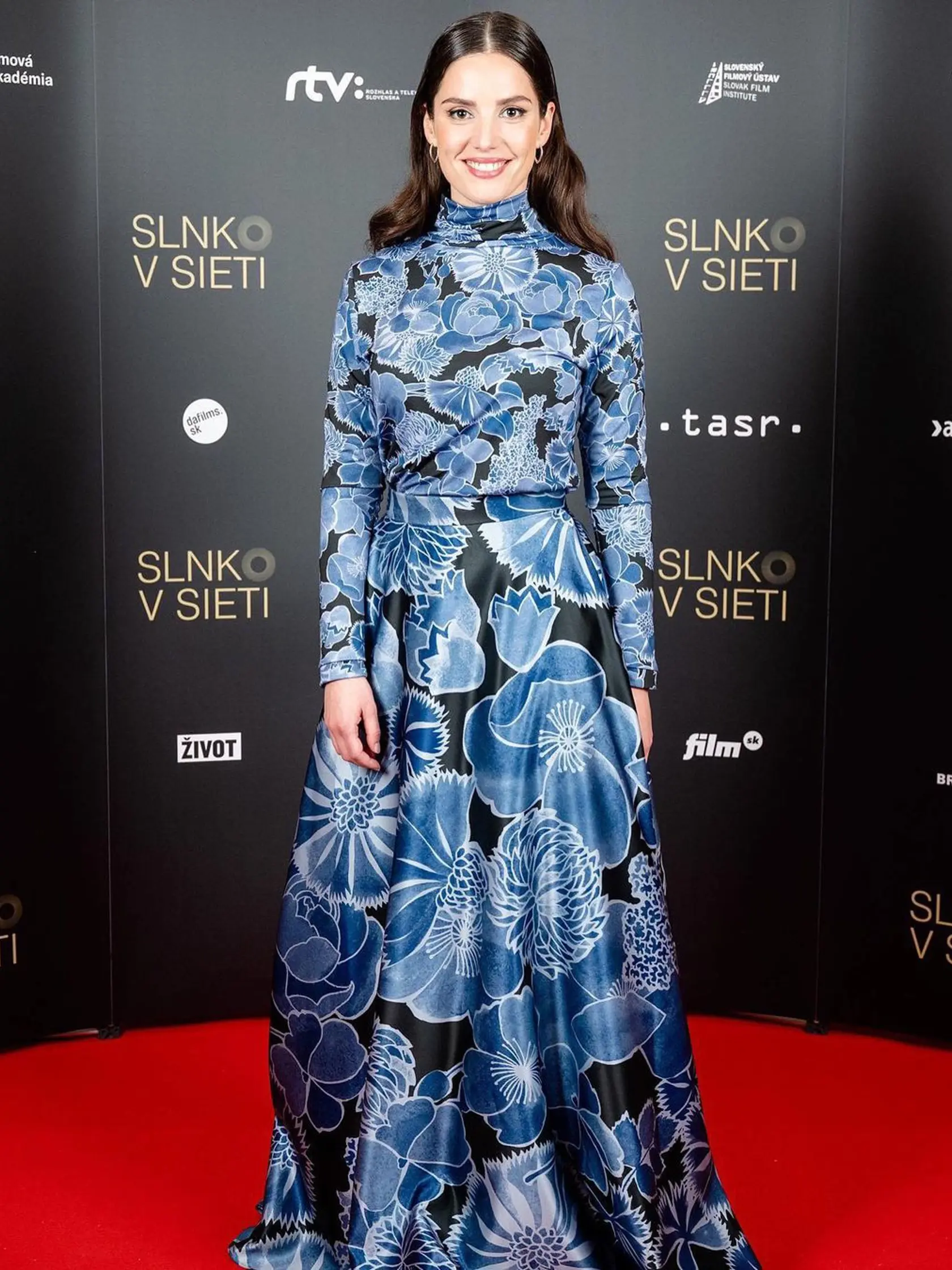 Sarah Arató na galavečere Slnko v sieti.