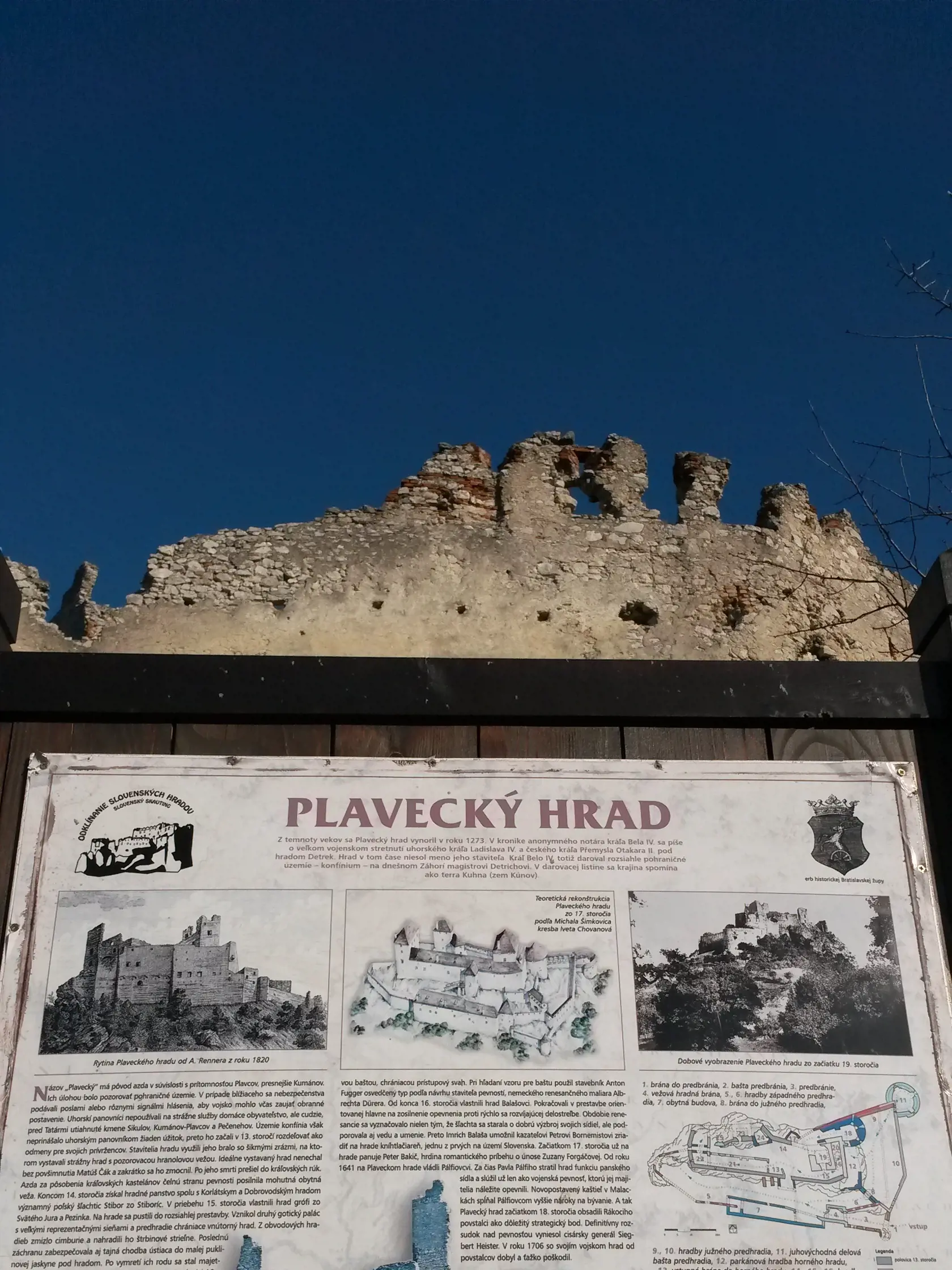 Plavecký hrad.